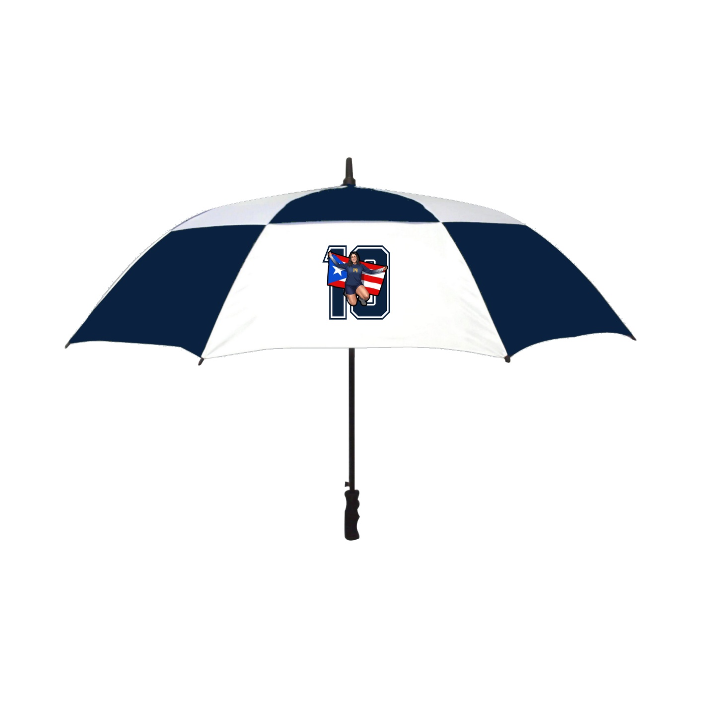 Golf Umbrella — Number in Navy
