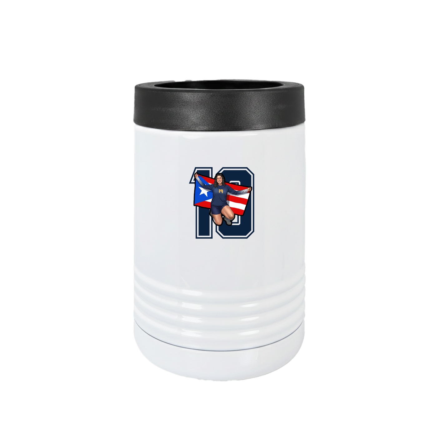 Beverage Holder — Number in White