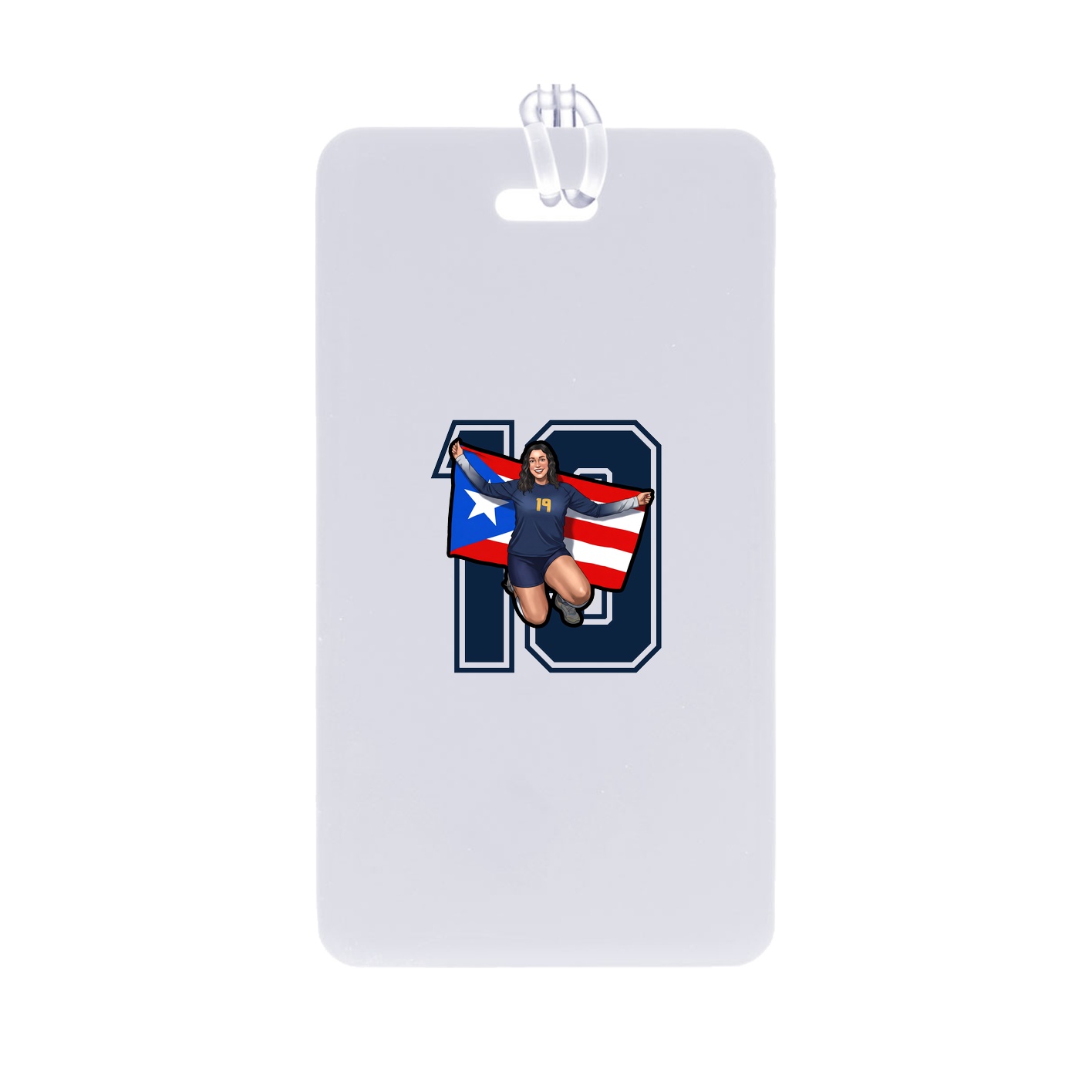 Bag Tag — Number in Classic
