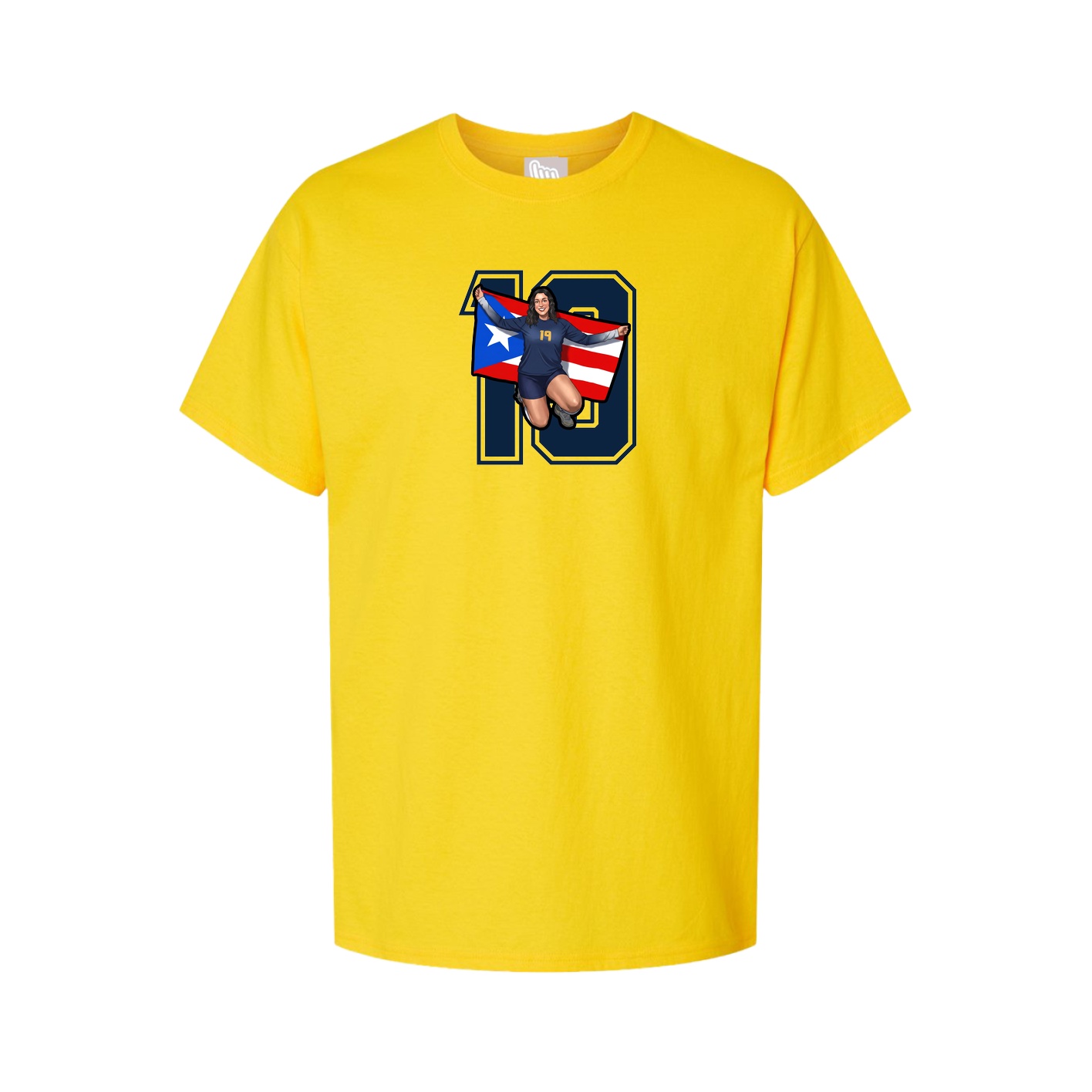 Tee — Number in Gold