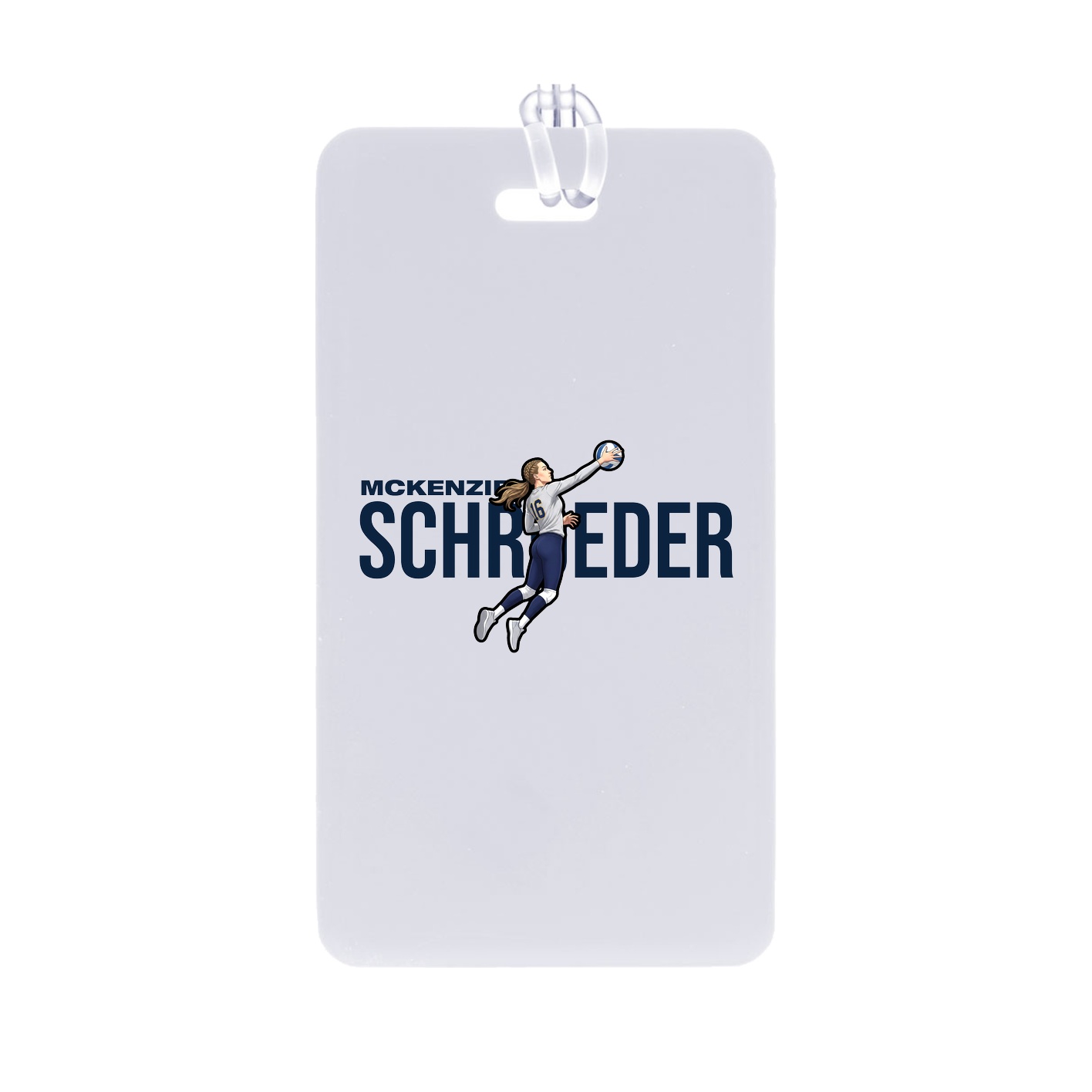 Bag Tag — Player Name in Classic