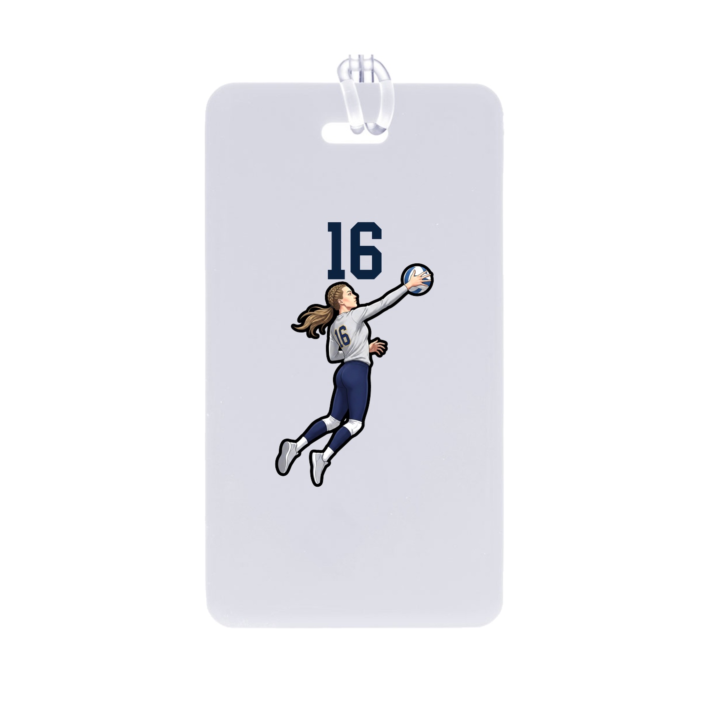Bag Tag — Number Top in Classic