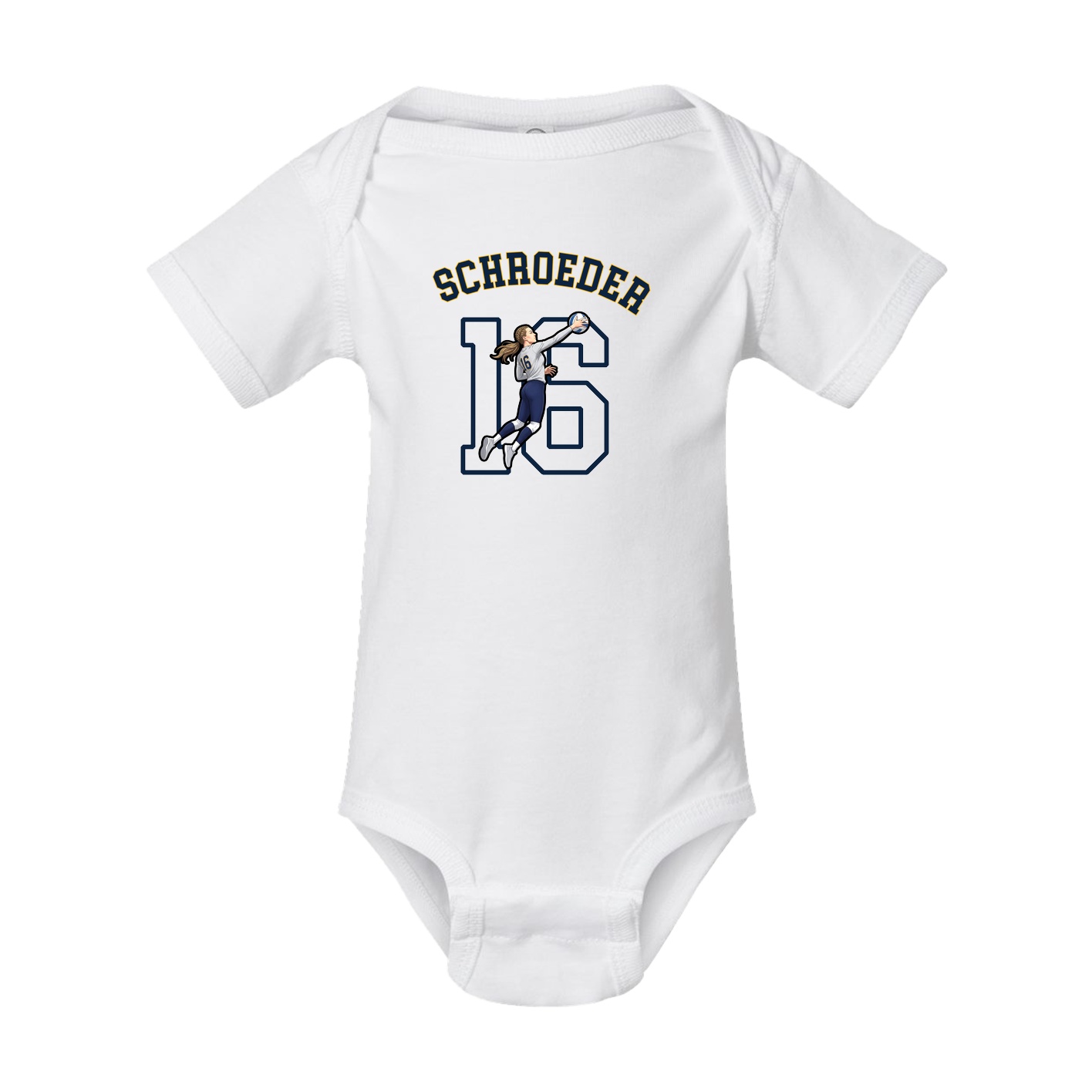 Baby Onesie — Shirsey Arch in White