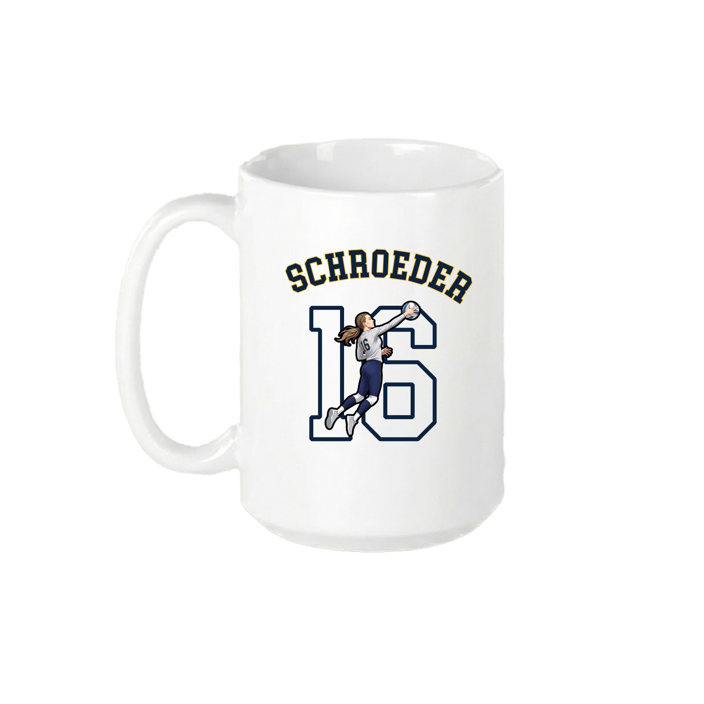 15oz Coffee Mug — Shirsey Arch in White