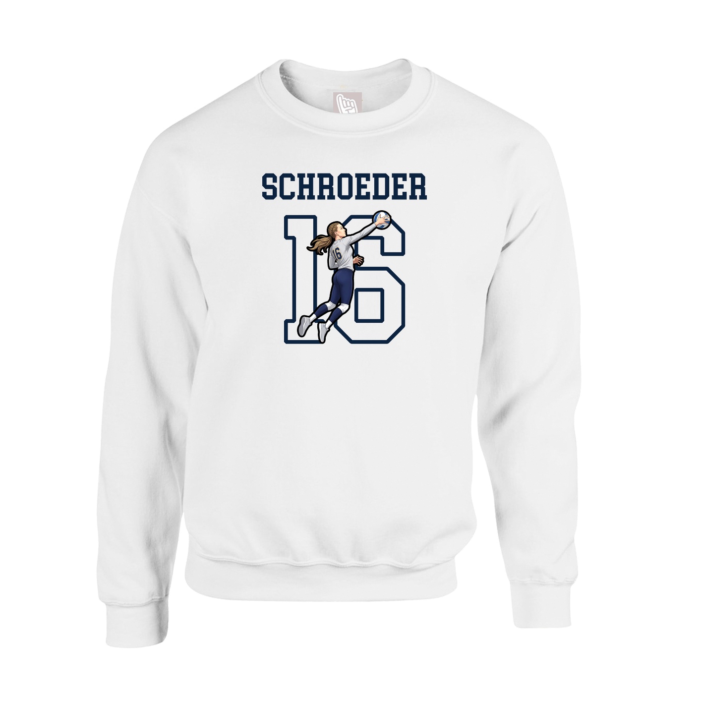 Fleece Crew — Shirsey in White