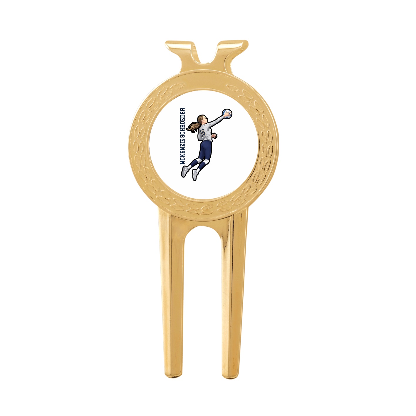 Divot Tool with Ball Marker — Name Vertical in Classic