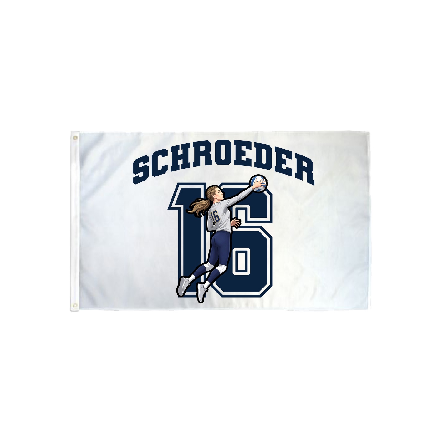 3x5 Flag — Number in Classic