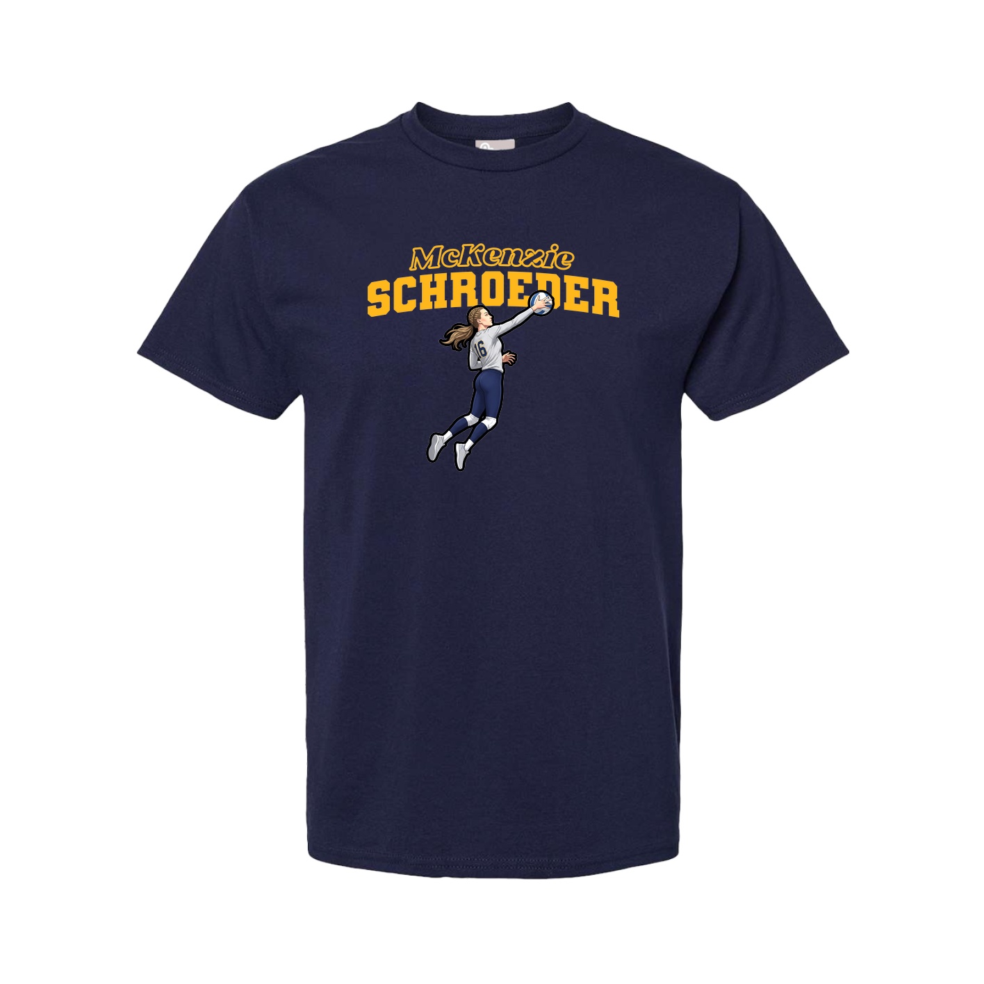 Tee — Name Arch in Navy