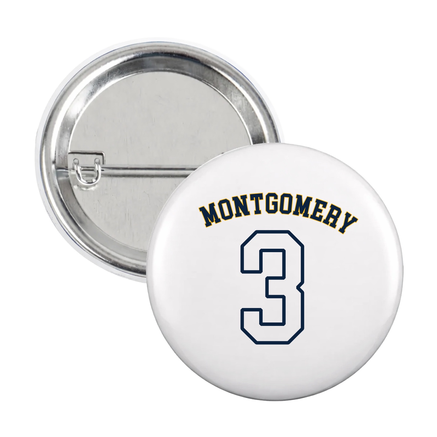Game Day Button — Shirsey Arch in White