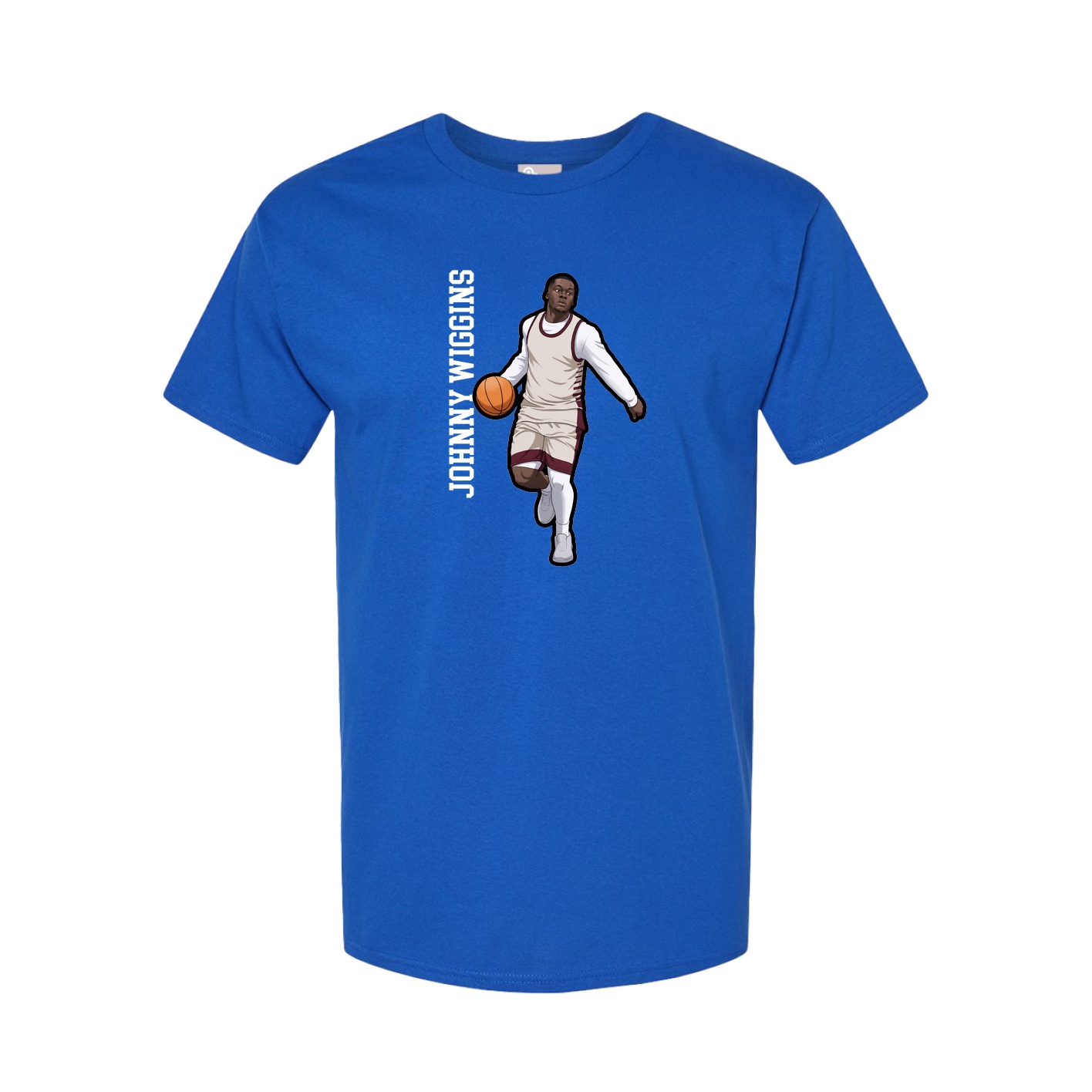 Tee — Name Vertical in Royal