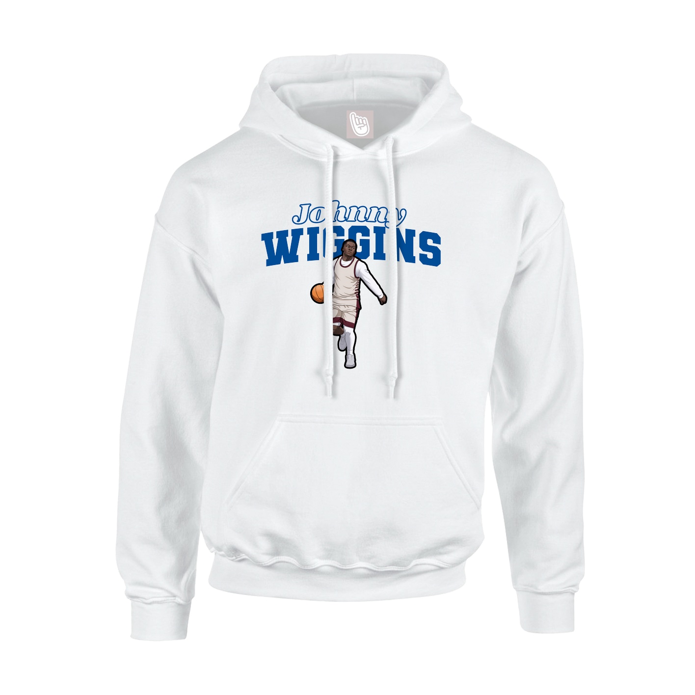 Hoodie — Name Arch in White