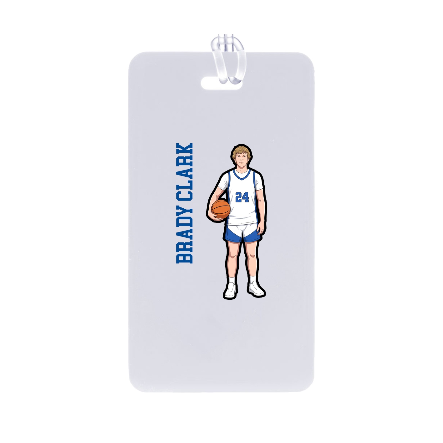 Bag Tag — Name Vertical in Classic