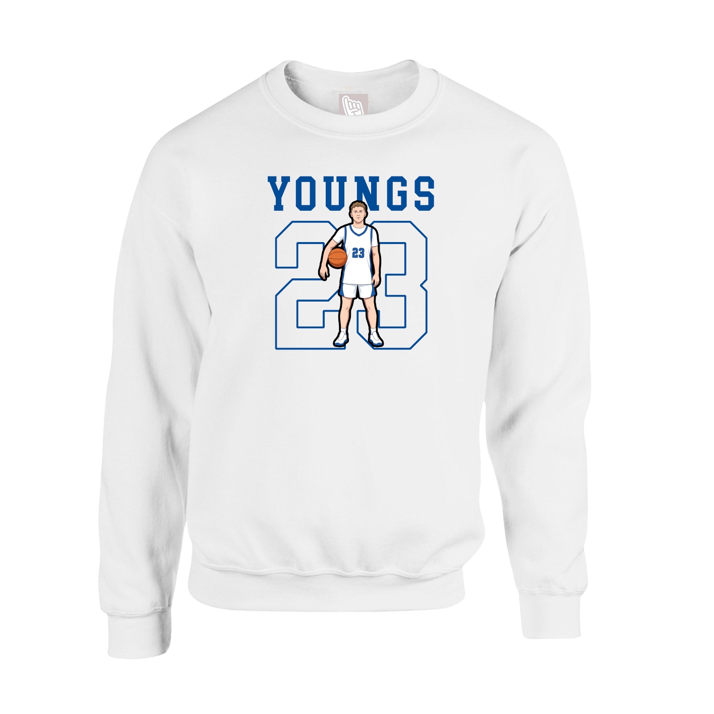 Fleece Crew — Shirsey in White
