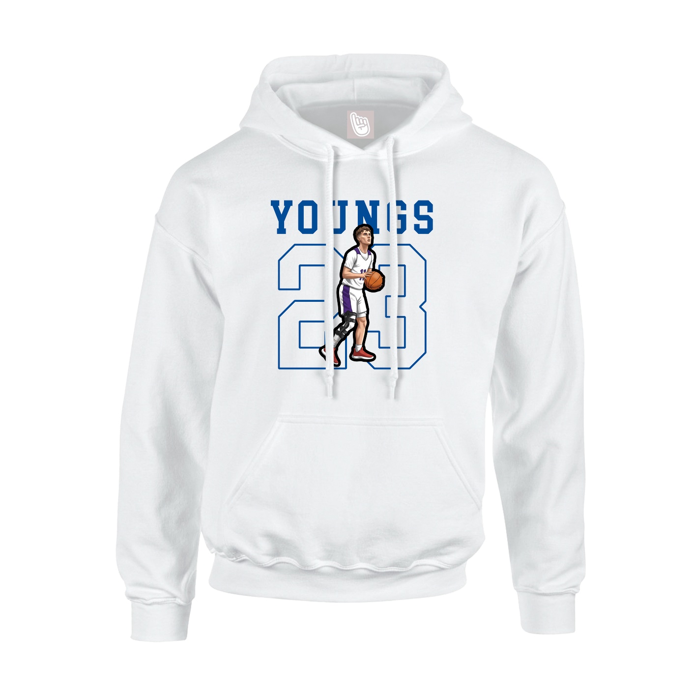 Youth Hoodie — Shirsey in White