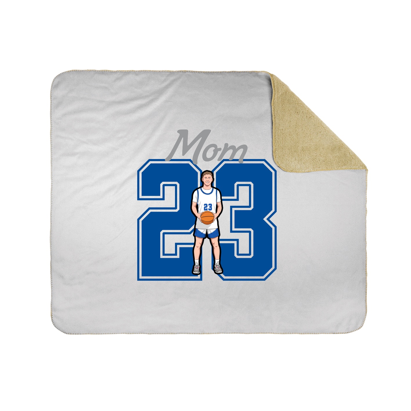 Throw Blanket — Mothers Day Shirsey in White