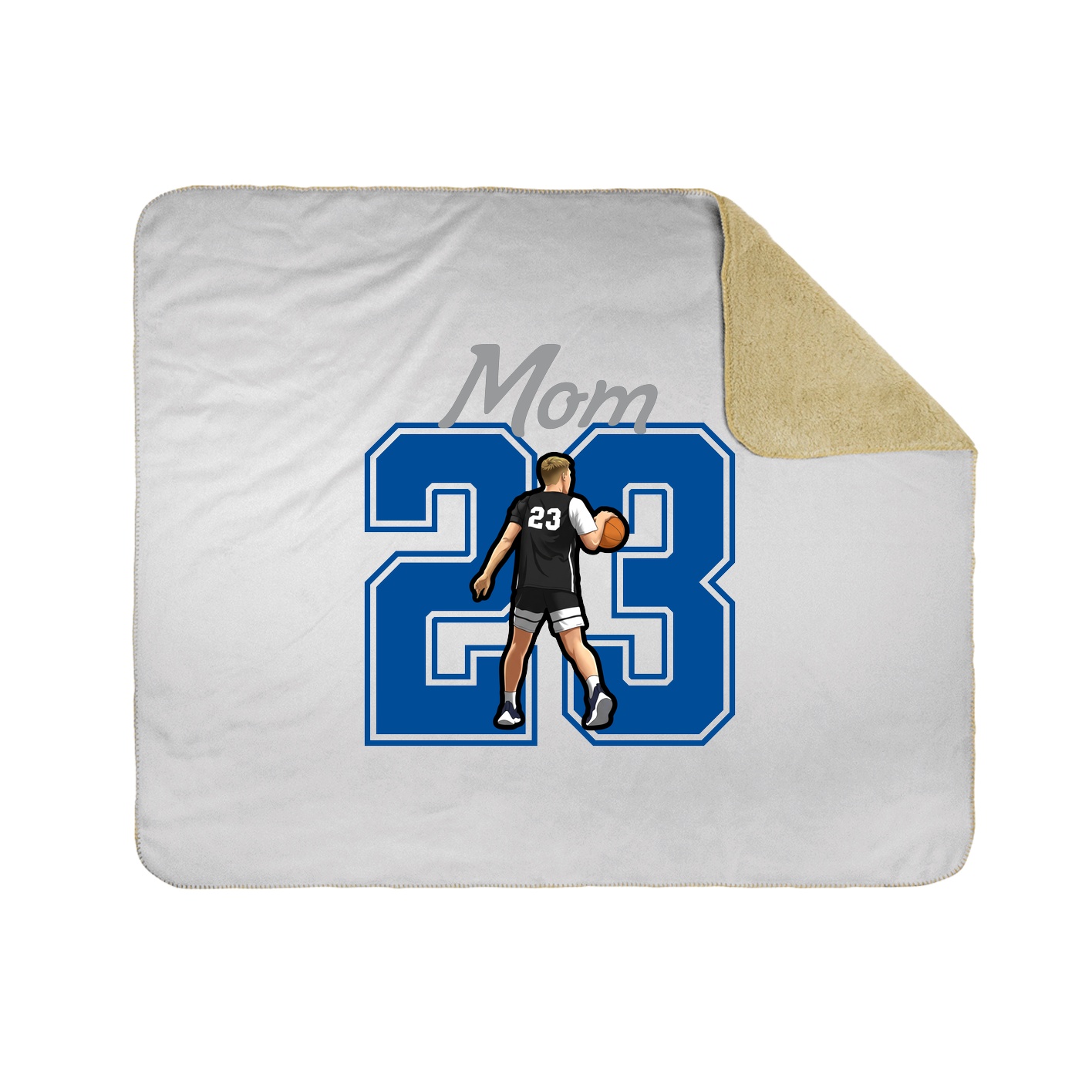 Throw Blanket — Mothers Day Shirsey in White