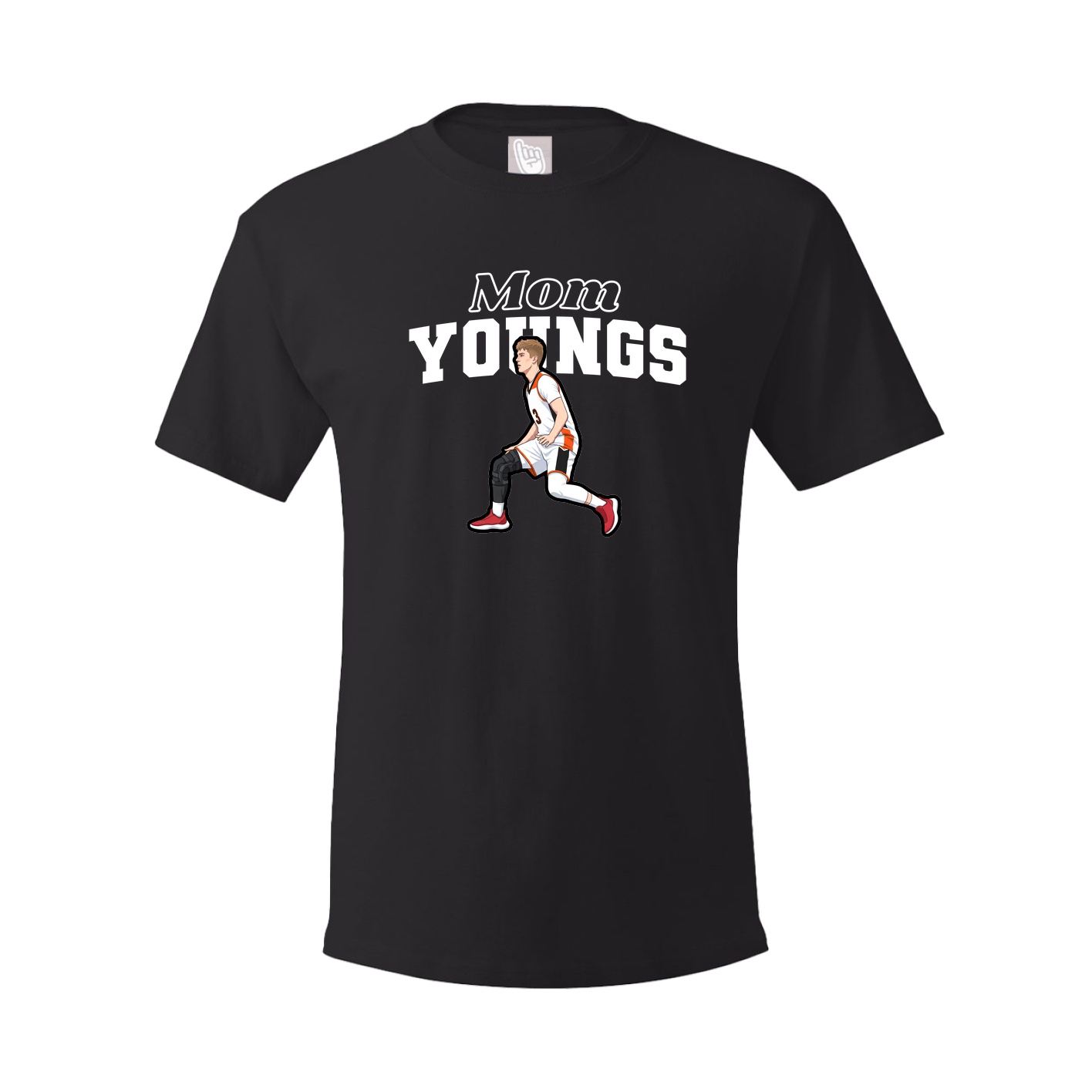 Youth Tee — Mothers Day Block in Black