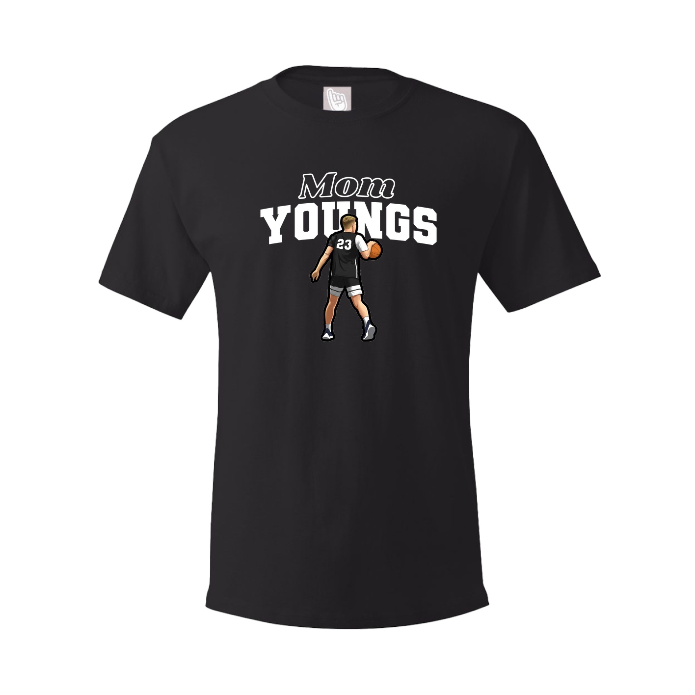 Youth Tee — Mothers Day Block in Black