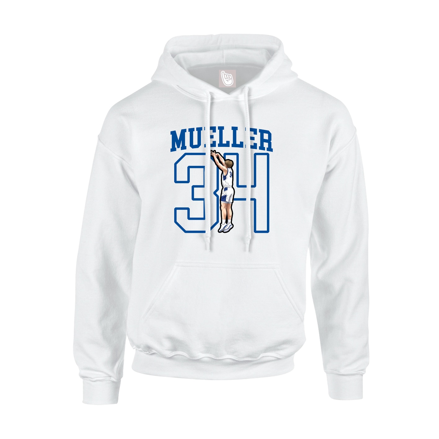 Hoodie — Shirsey in White