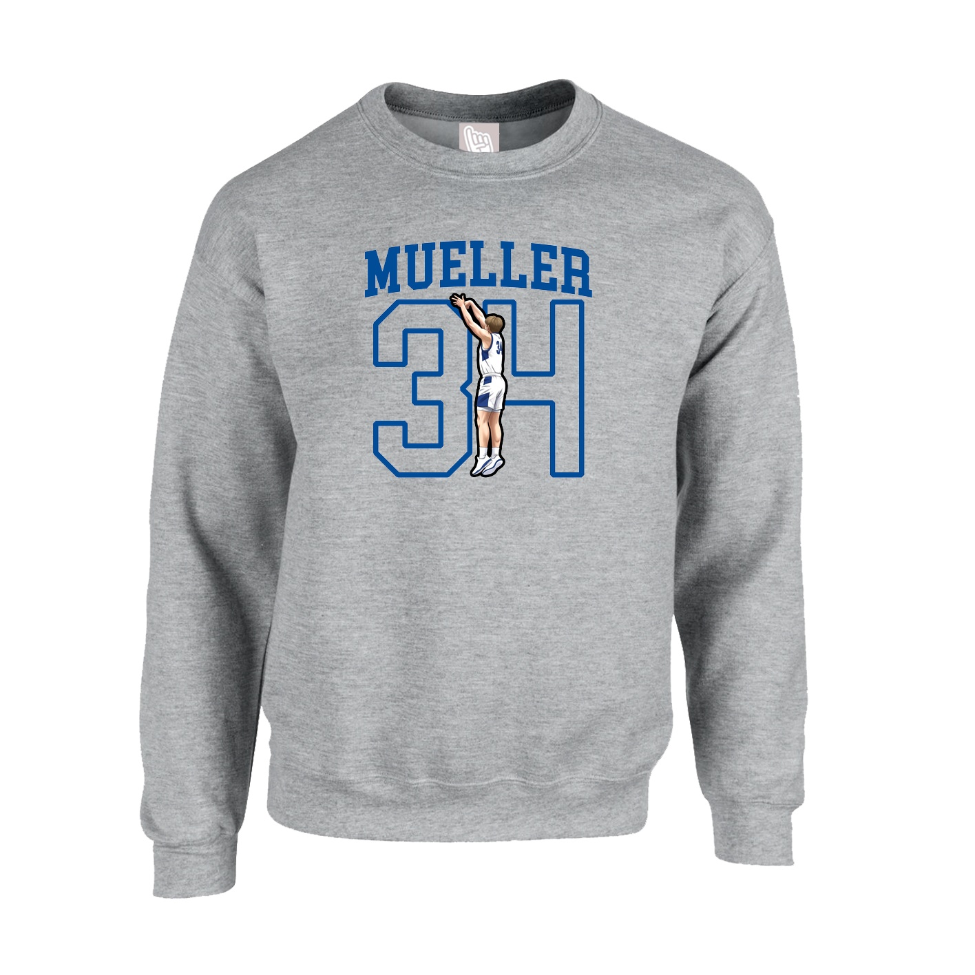 Fleece Crew — Shirsey in Grey