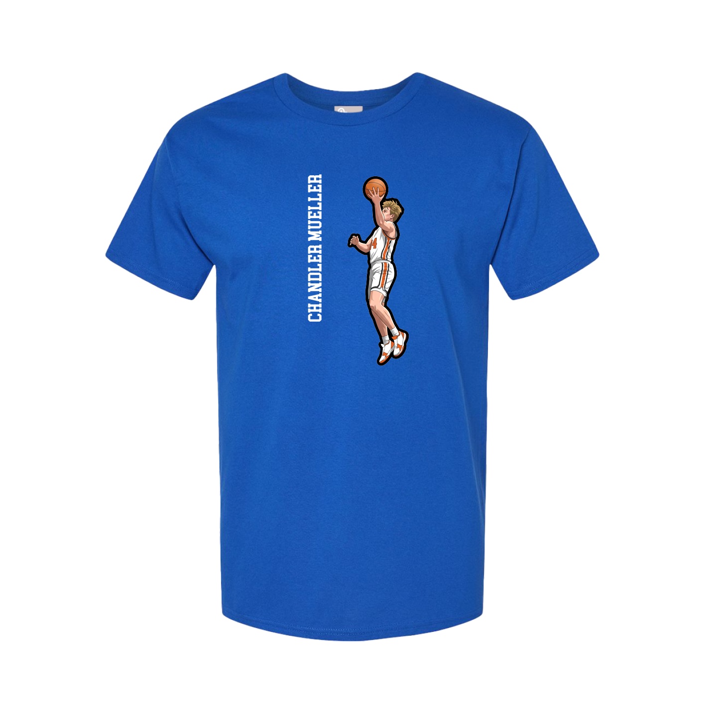 Tee — Name Vertical in Royal