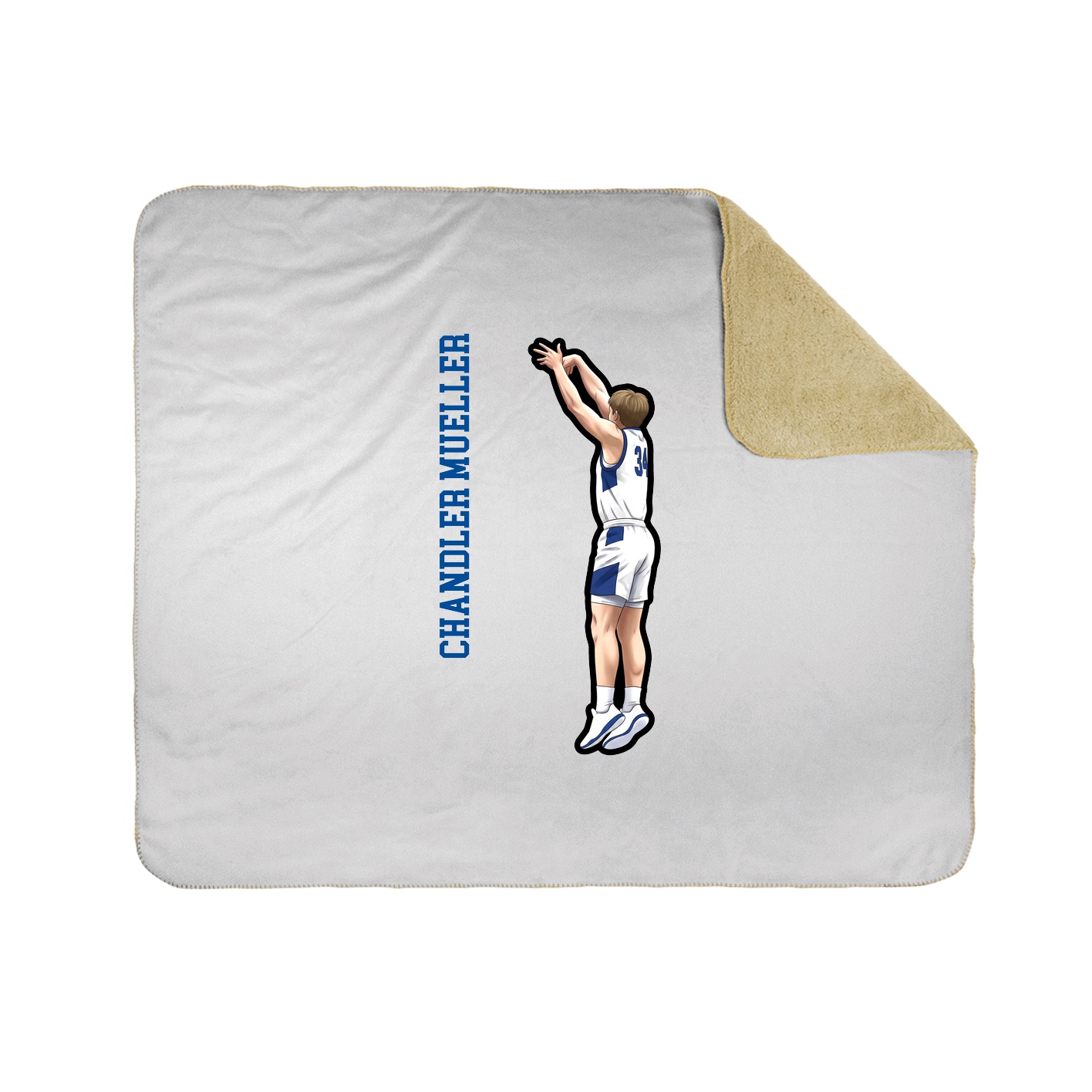 50x60 Sherpa Lined Throw Blanket