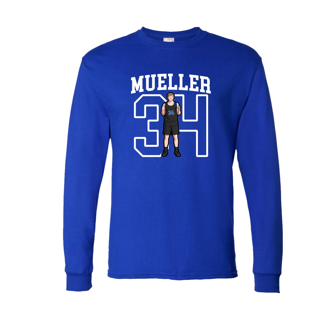 Long Sleeve Tee — Shirsey in Royal