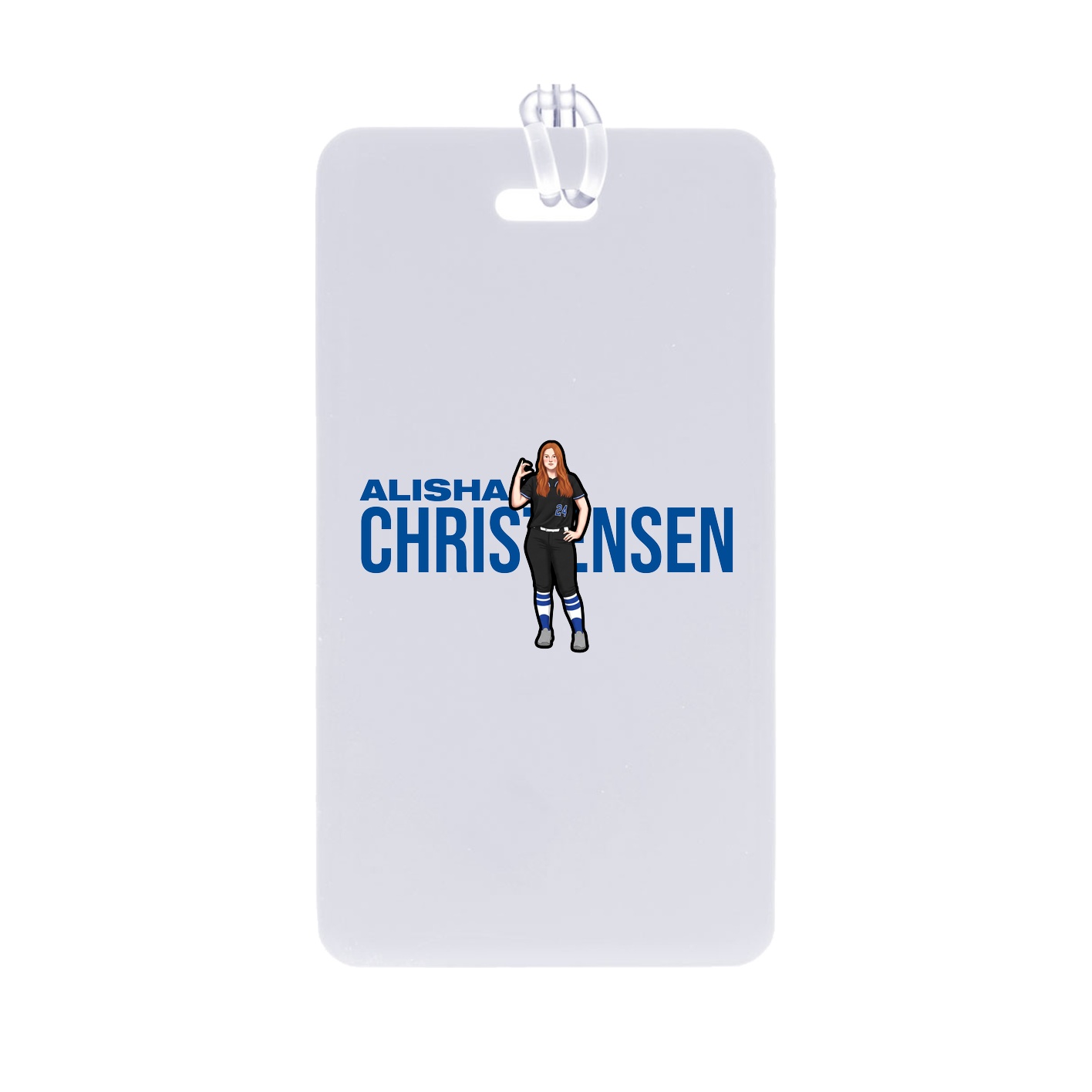 Bag Tag — Player Name in Classic
