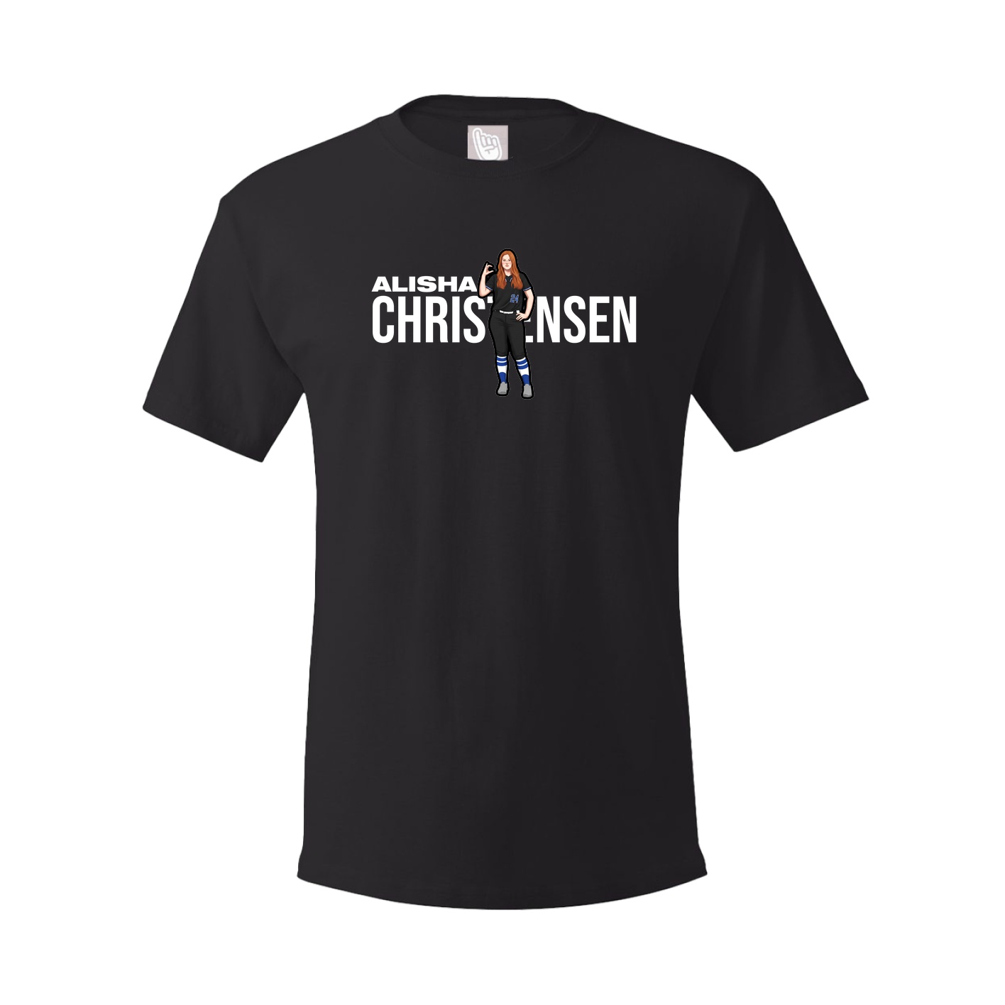Tee — Player Name in Black