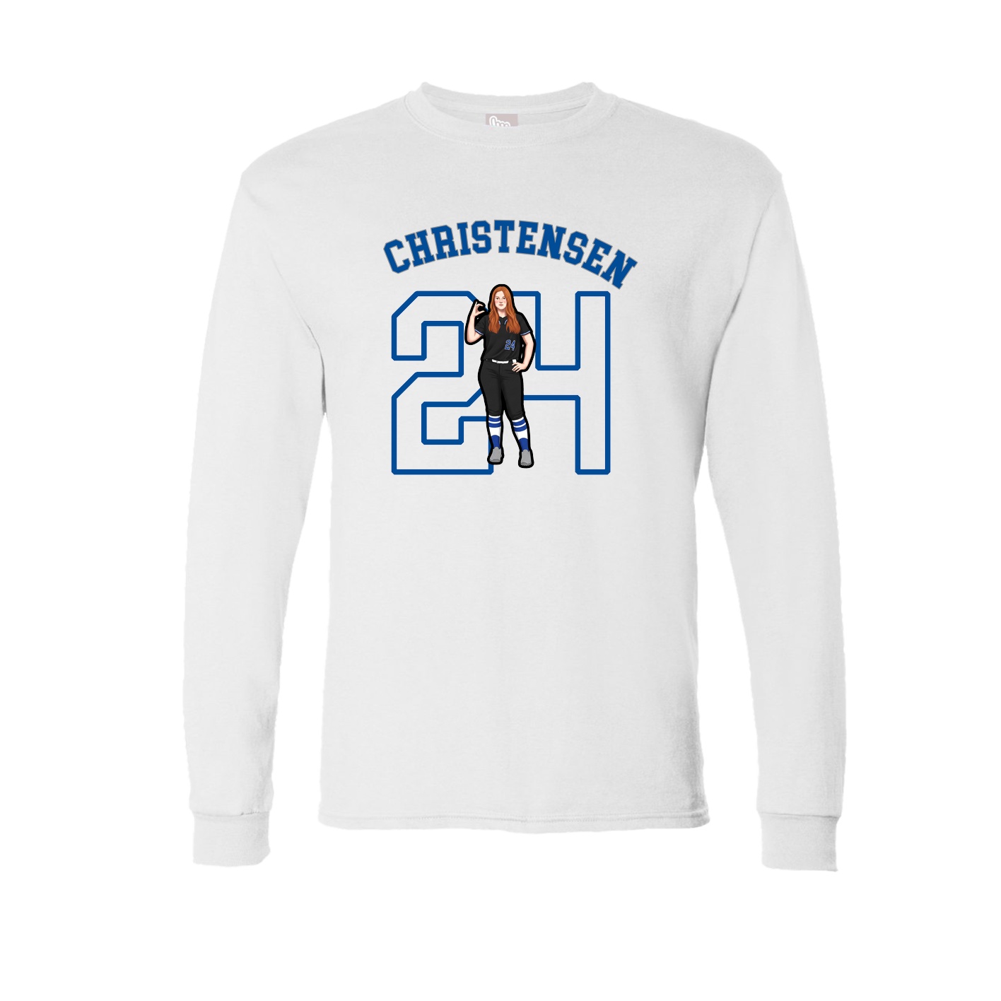 Long Sleeve Tee — Shirsey Arch in White