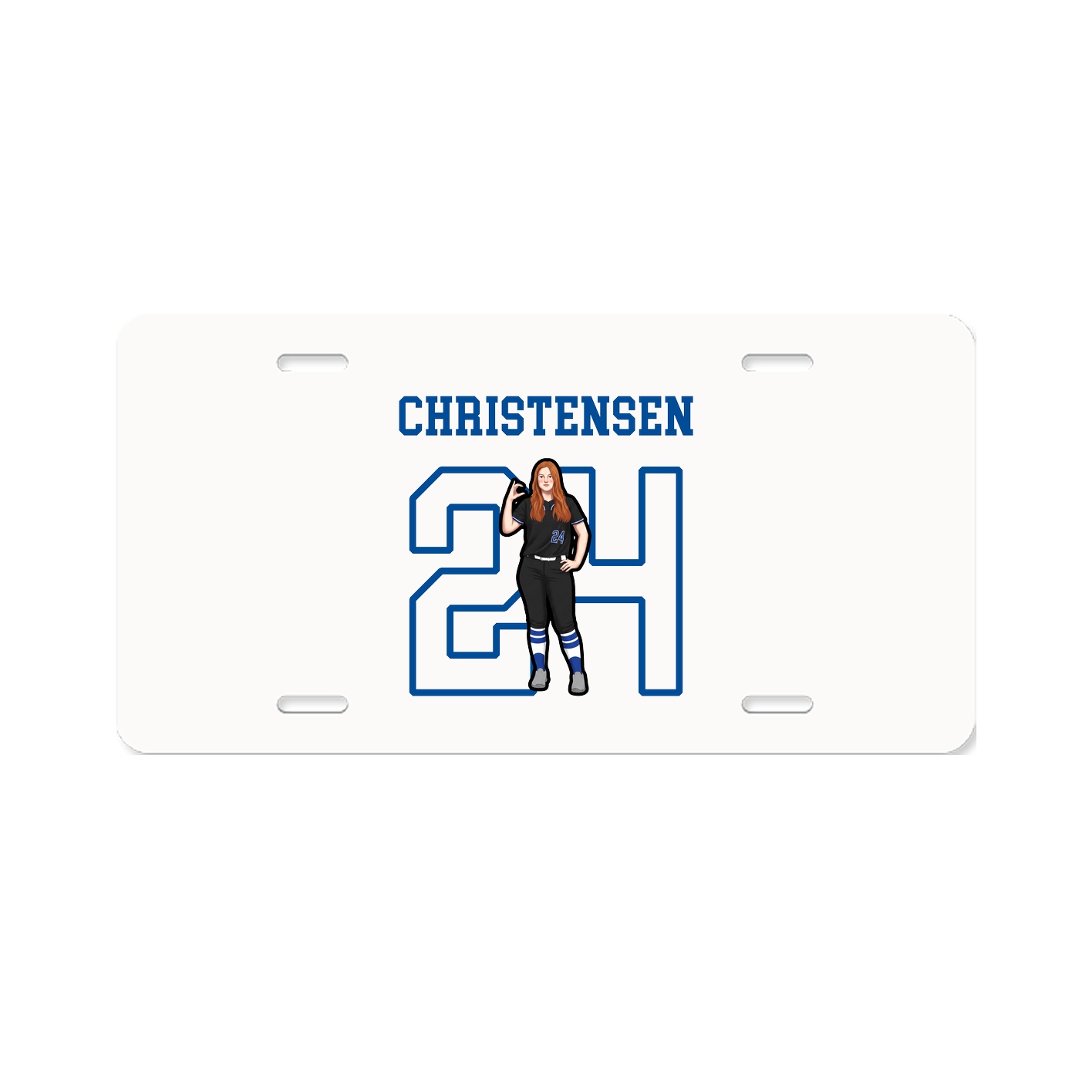 License Plate — Shirsey in Classic
