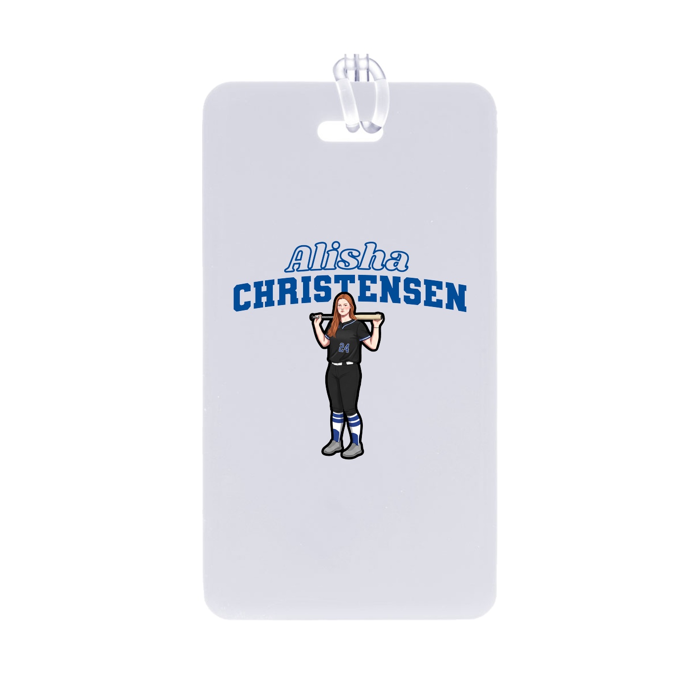Bag Tag — Name Arch in Classic