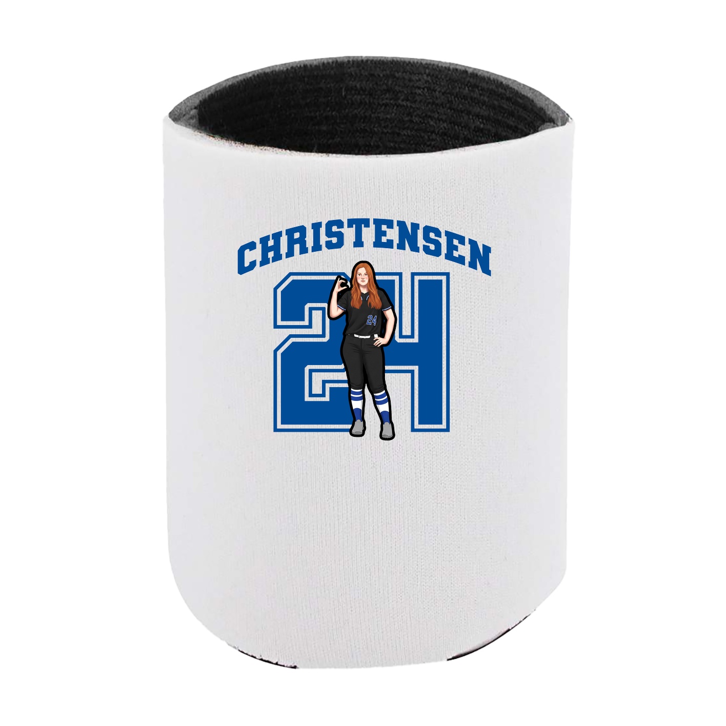 Can Holder — Number in White