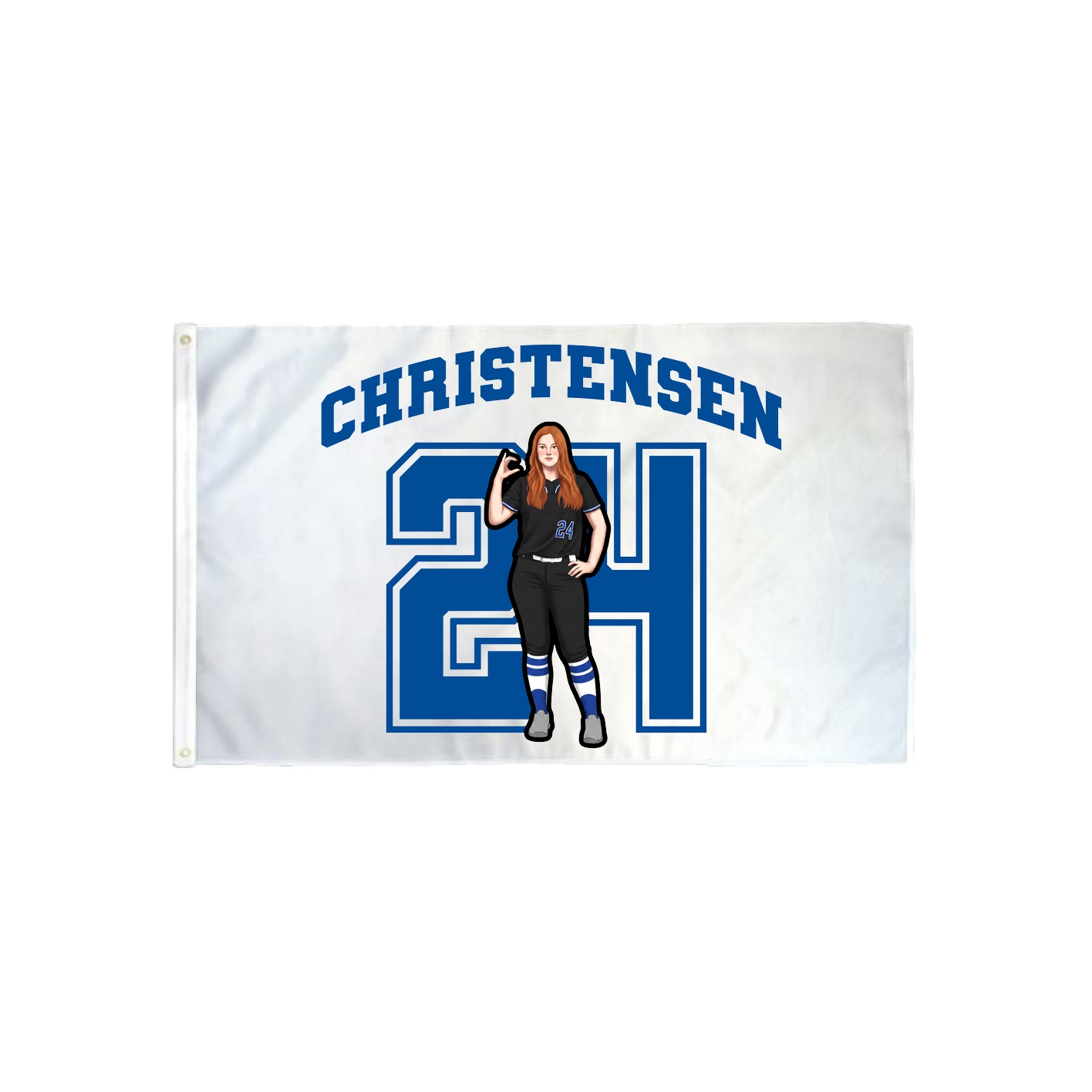 3x5 Flag — Number in Classic