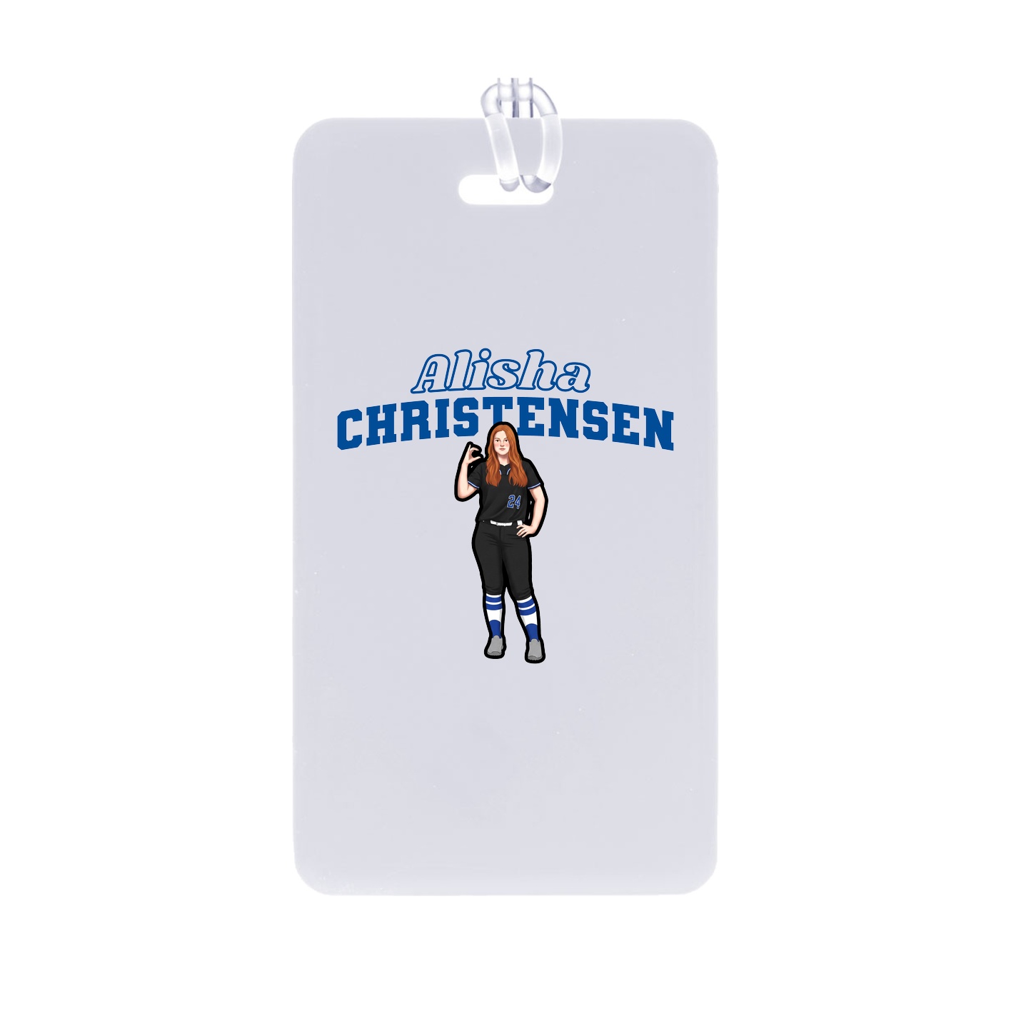 Bag Tag — Name Arch in Classic
