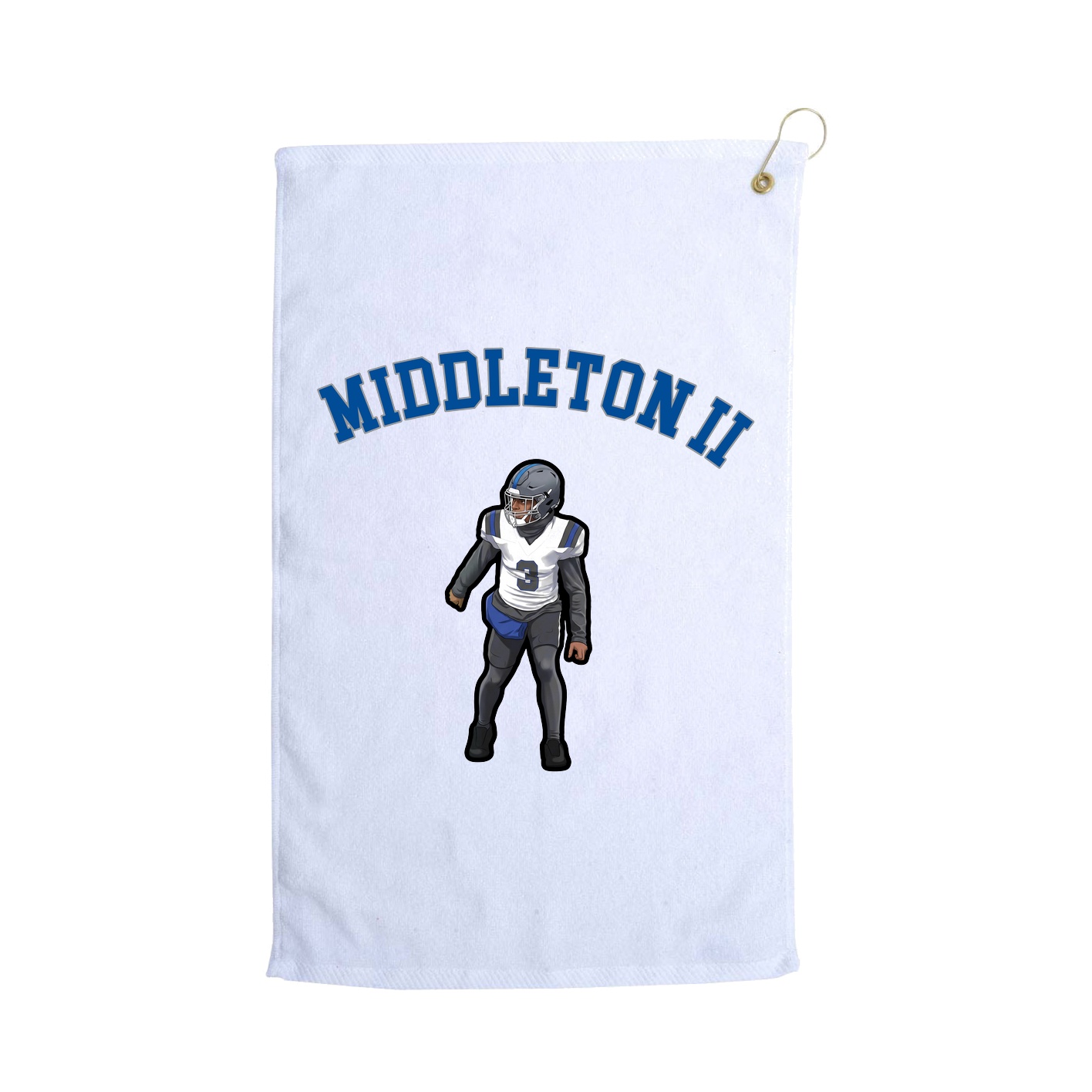Golf Towel — Shirsey Arch in White