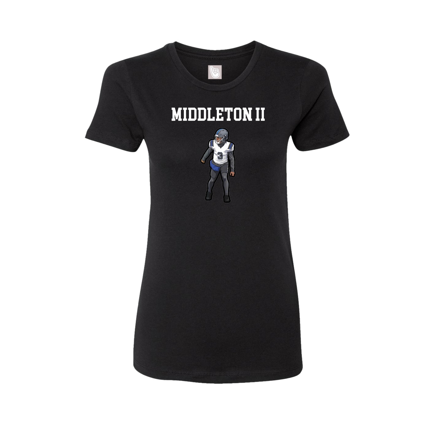 Fitted Women's Tee — Shirsey in Black