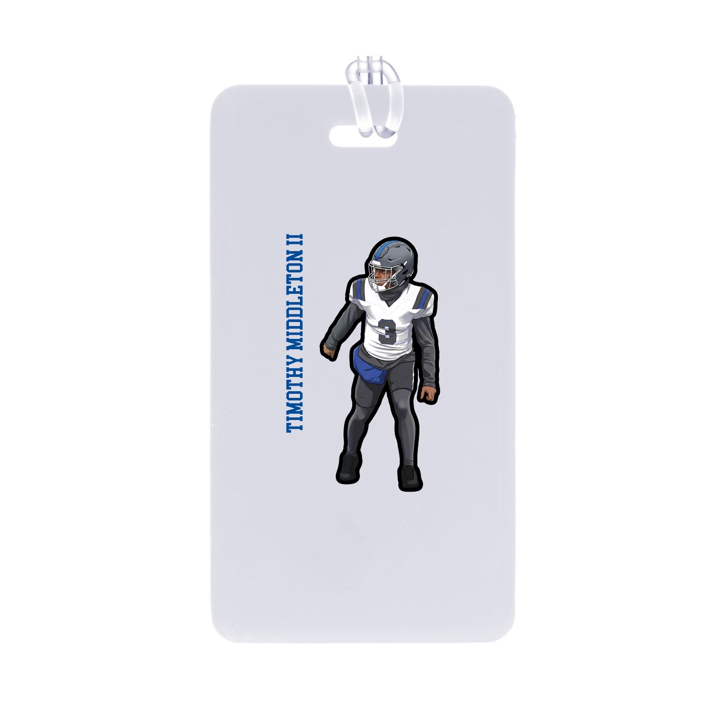 Bag Tag — Name Vertical in Classic