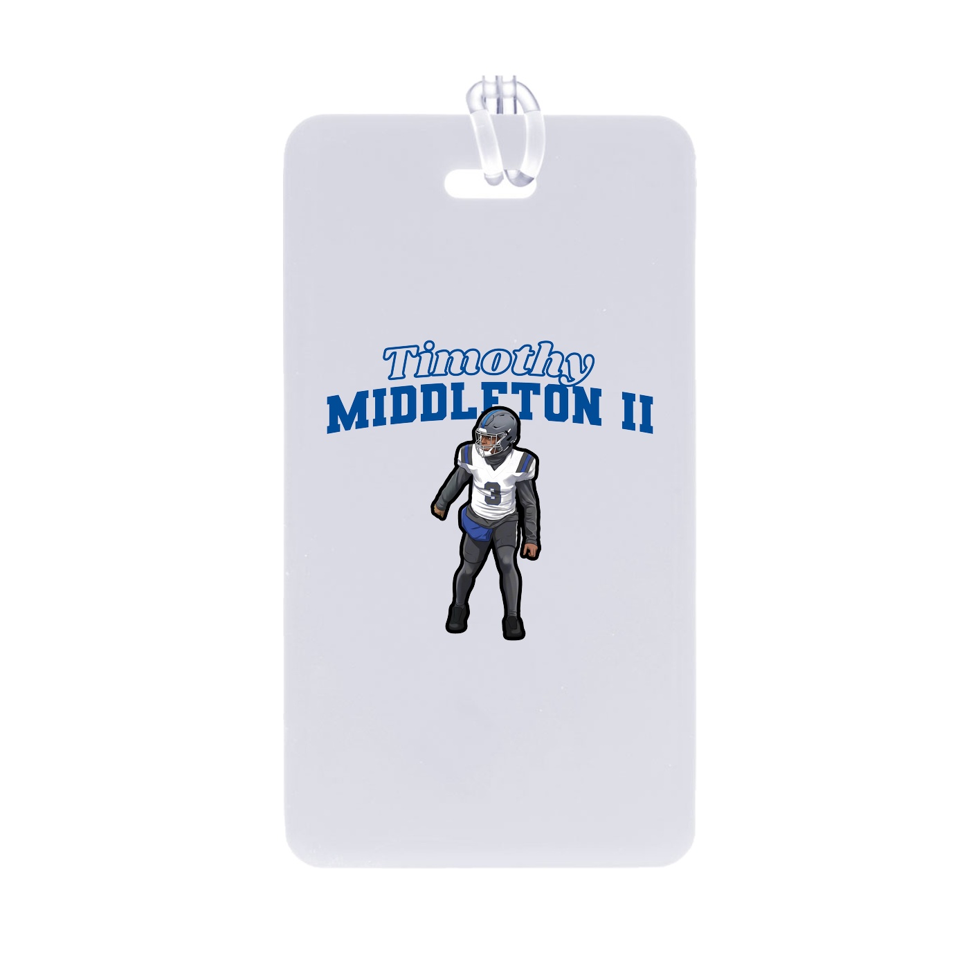Bag Tag — Name Arch in Classic