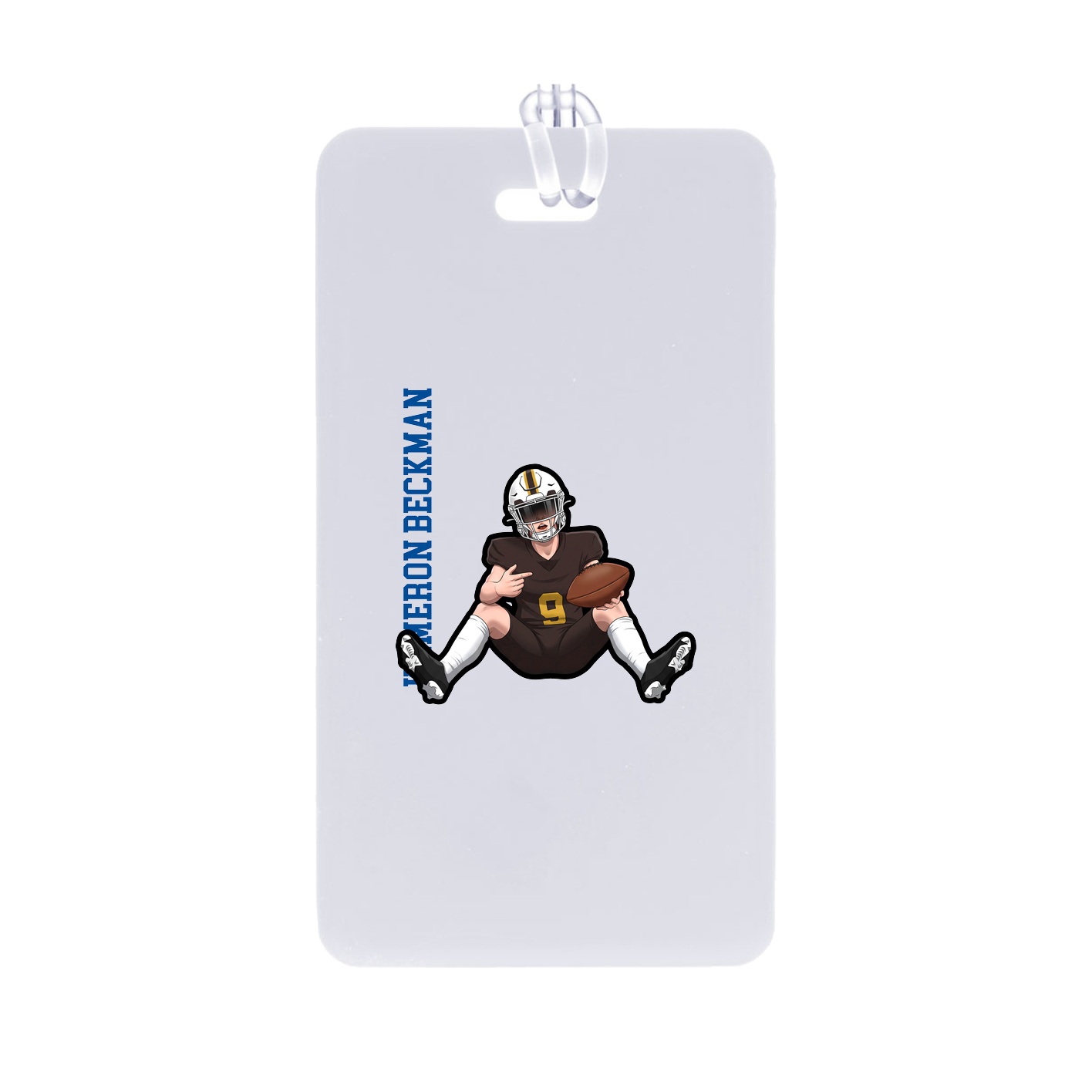 Bag Tag — Name Vertical in Classic