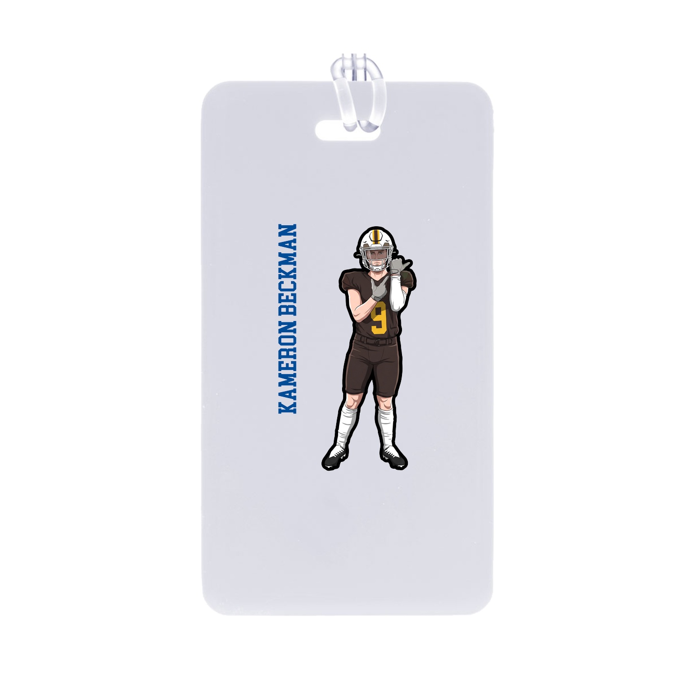 Bag Tag — Name Vertical in Classic