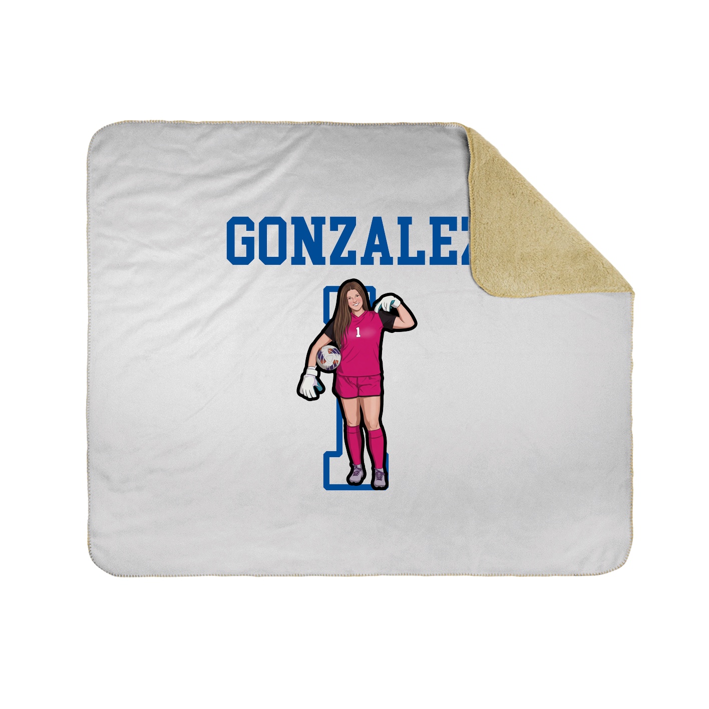 Throw Blanket — Shirsey in White