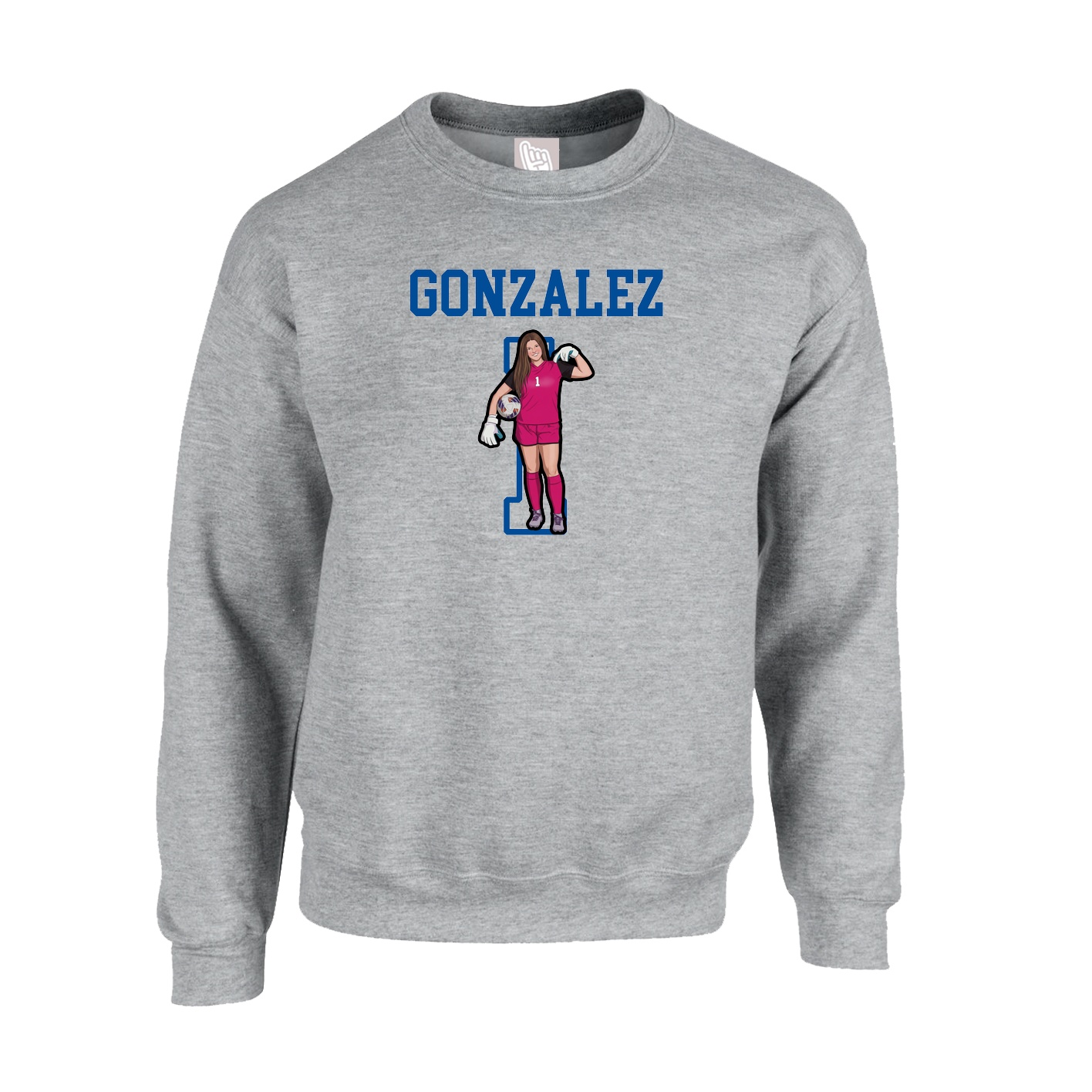 Fleece Crew — Shirsey in Grey