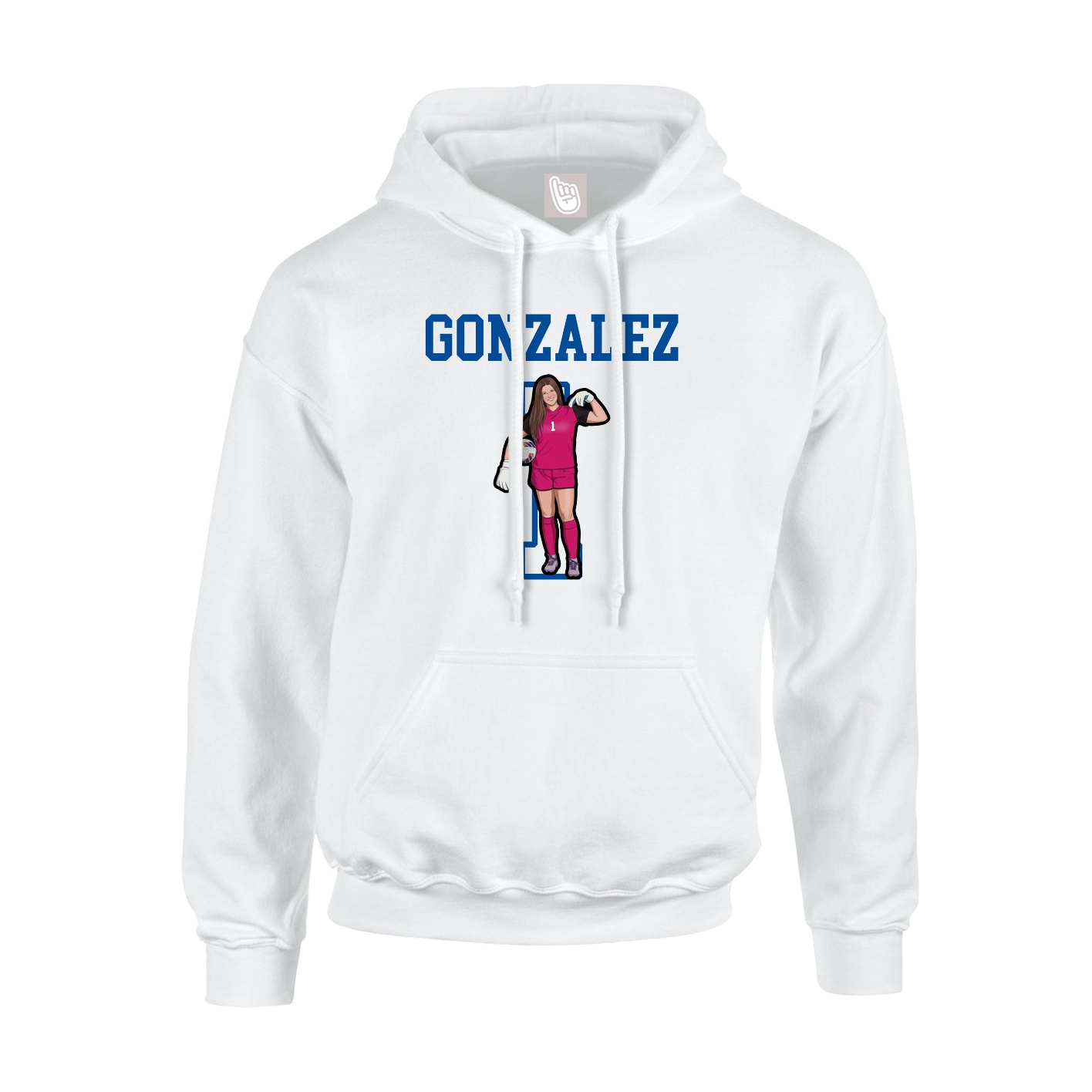 Youth Hoodie — Shirsey in White