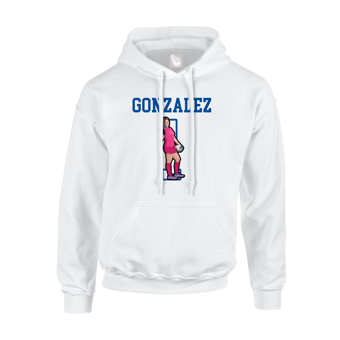 Hoodie — Shirsey in White