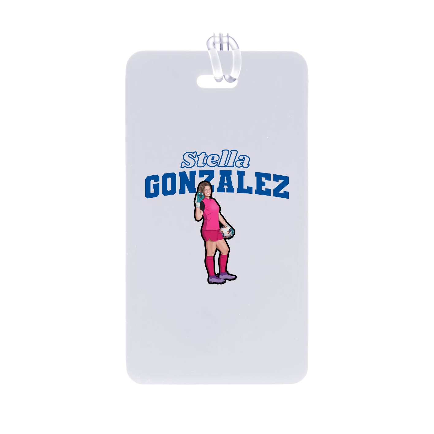 Bag Tag — Name Arch in Classic