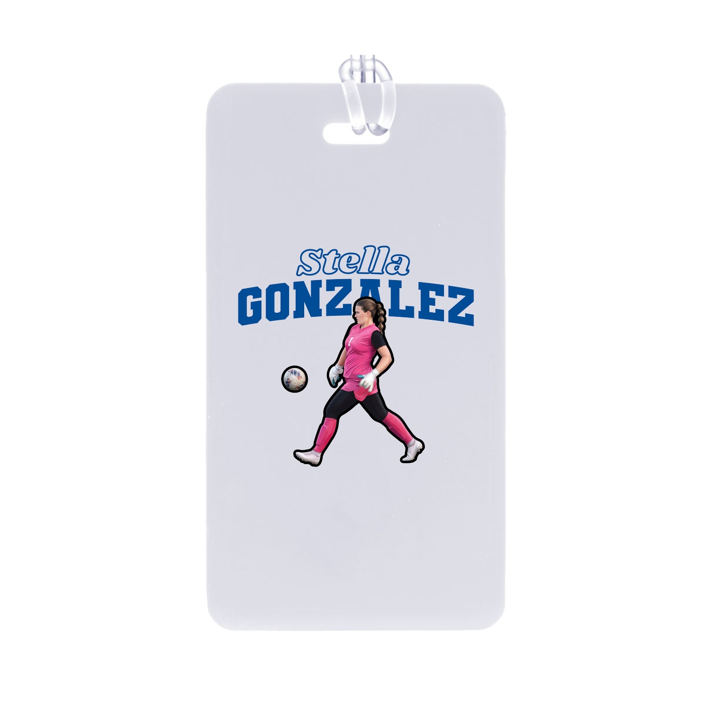 Bag Tag — Name Arch in Classic