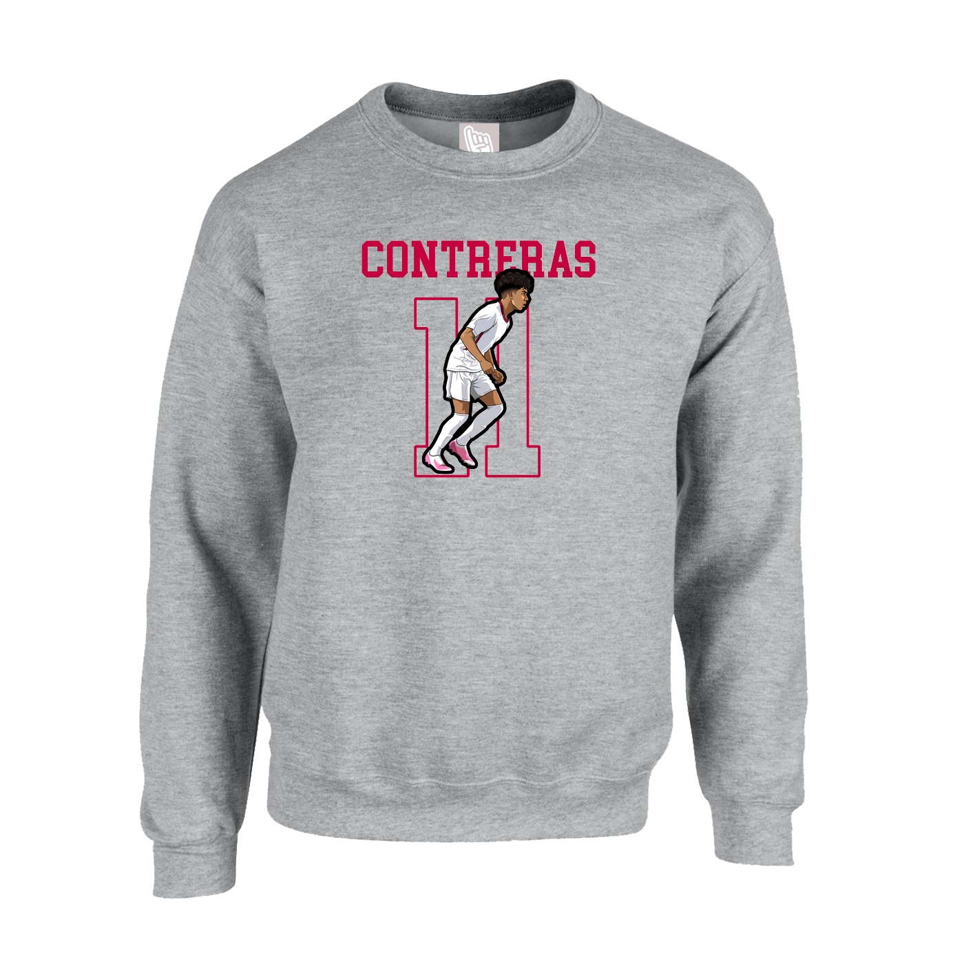 Fleece Crew — Shirsey in Grey