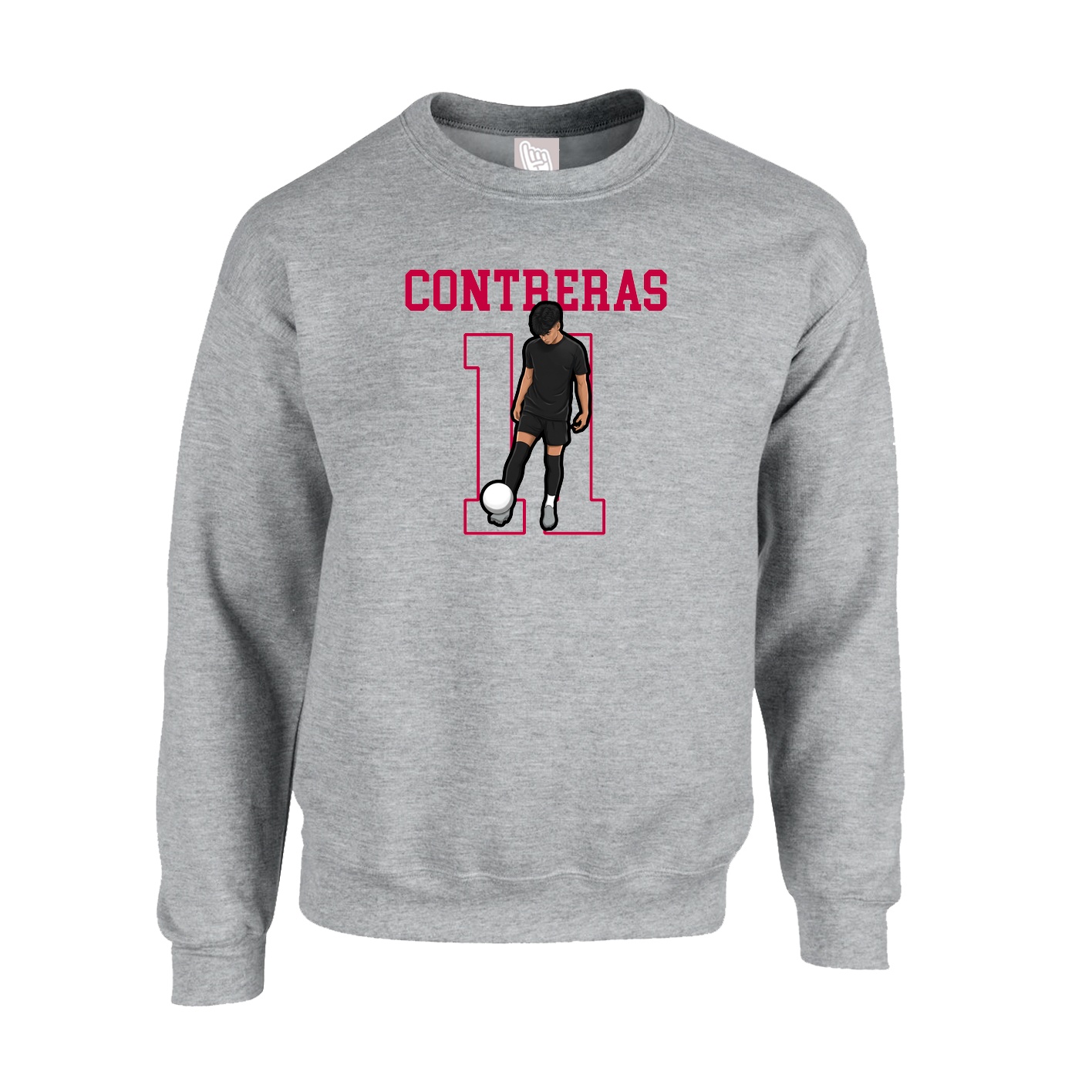 Fleece Crew — Shirsey in Grey