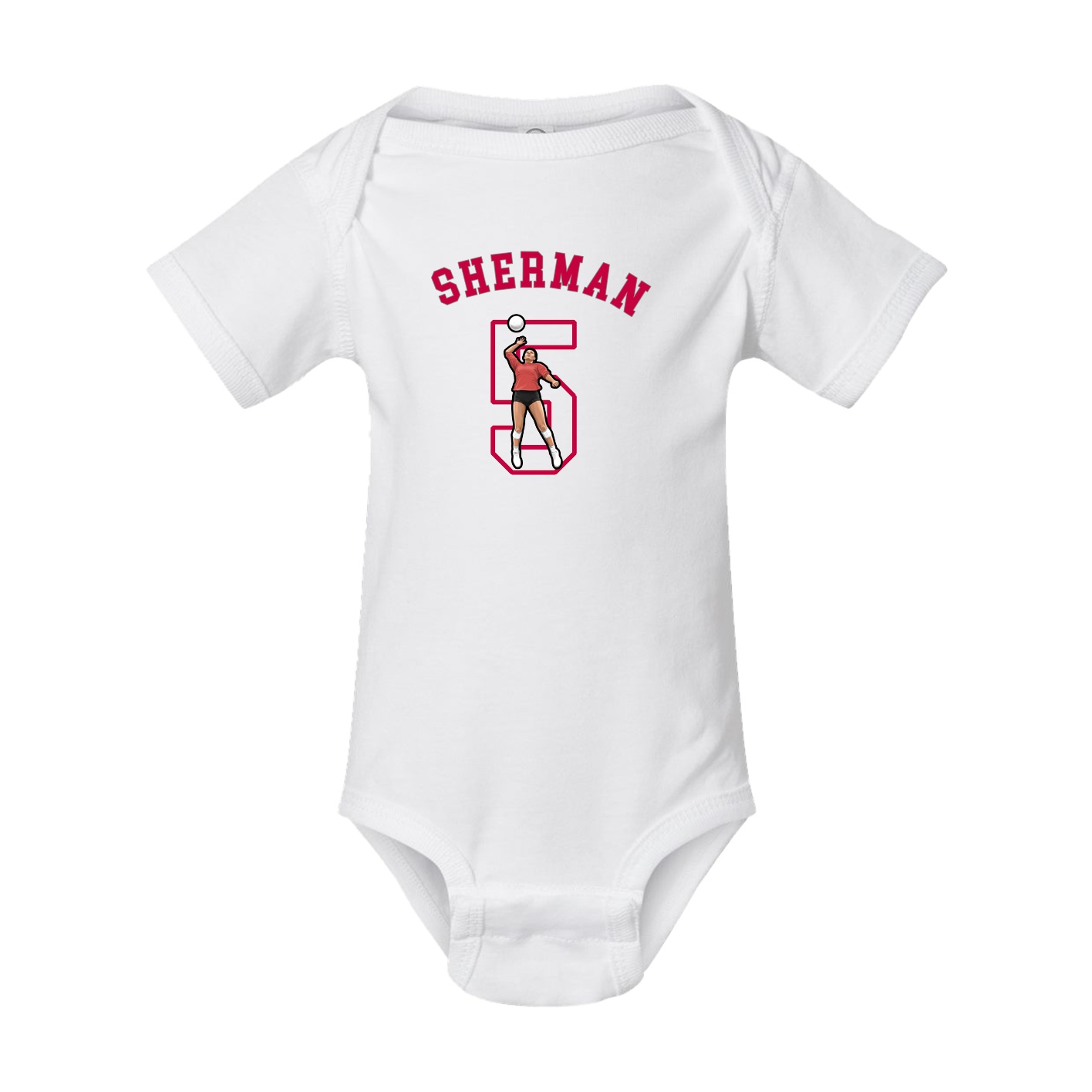 Baby Onesie — Shirsey Arch in White